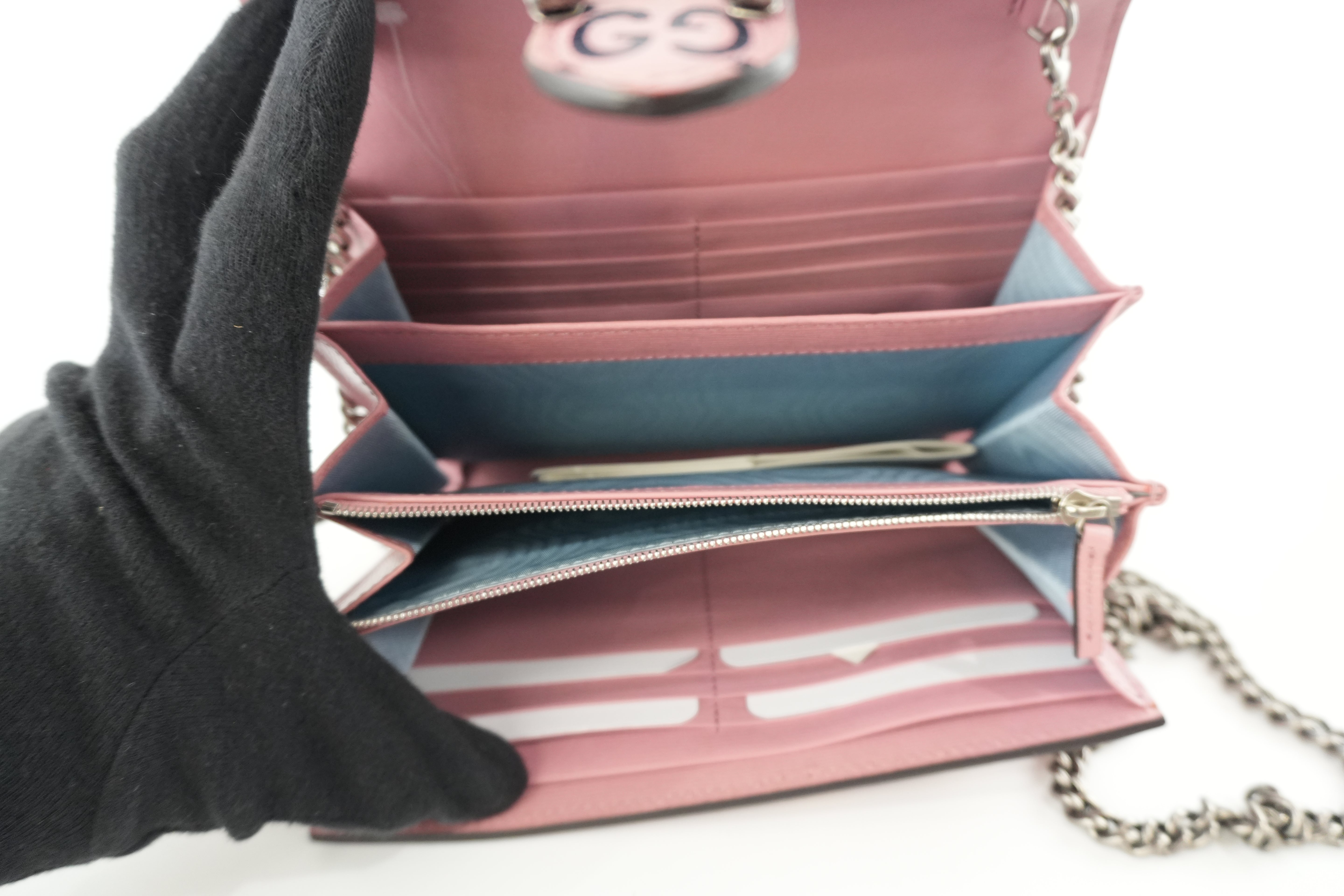 Gucci Leather Dionysus Valentine Limited Edition Pink Chain Shoulder Bag Used