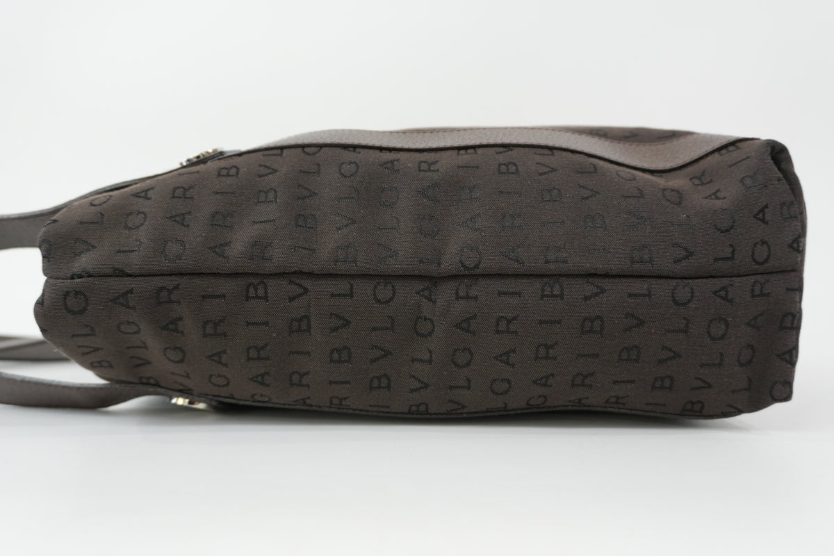 Pre-Owned Bulgari Tote Bag Brown