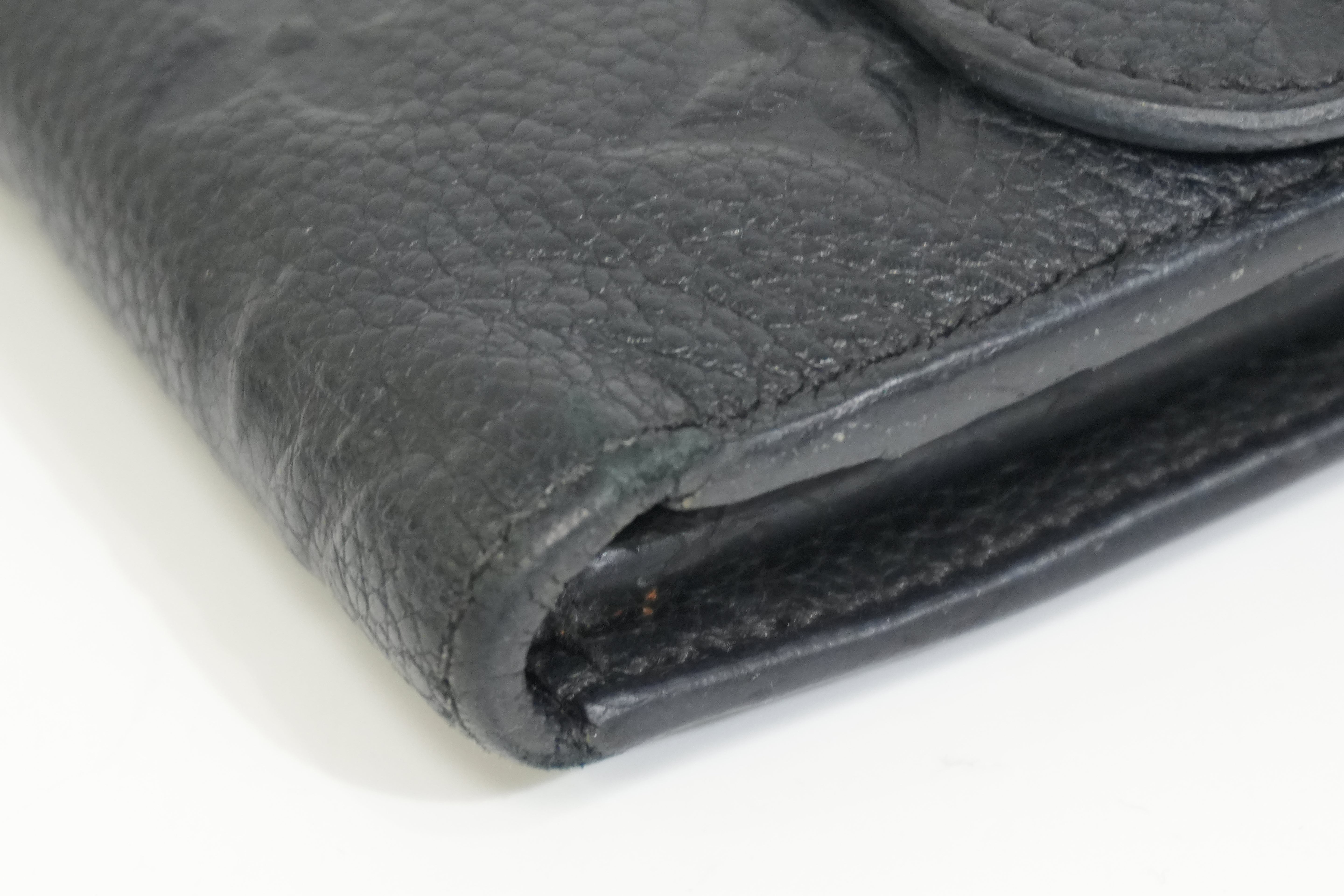 Pre-owned Louis Vuitton Empriente Virtuose Wallet Navy Blue