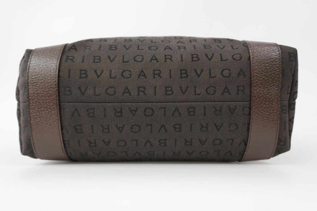 Pre-Owned Bulgari Tote Bag Brown
