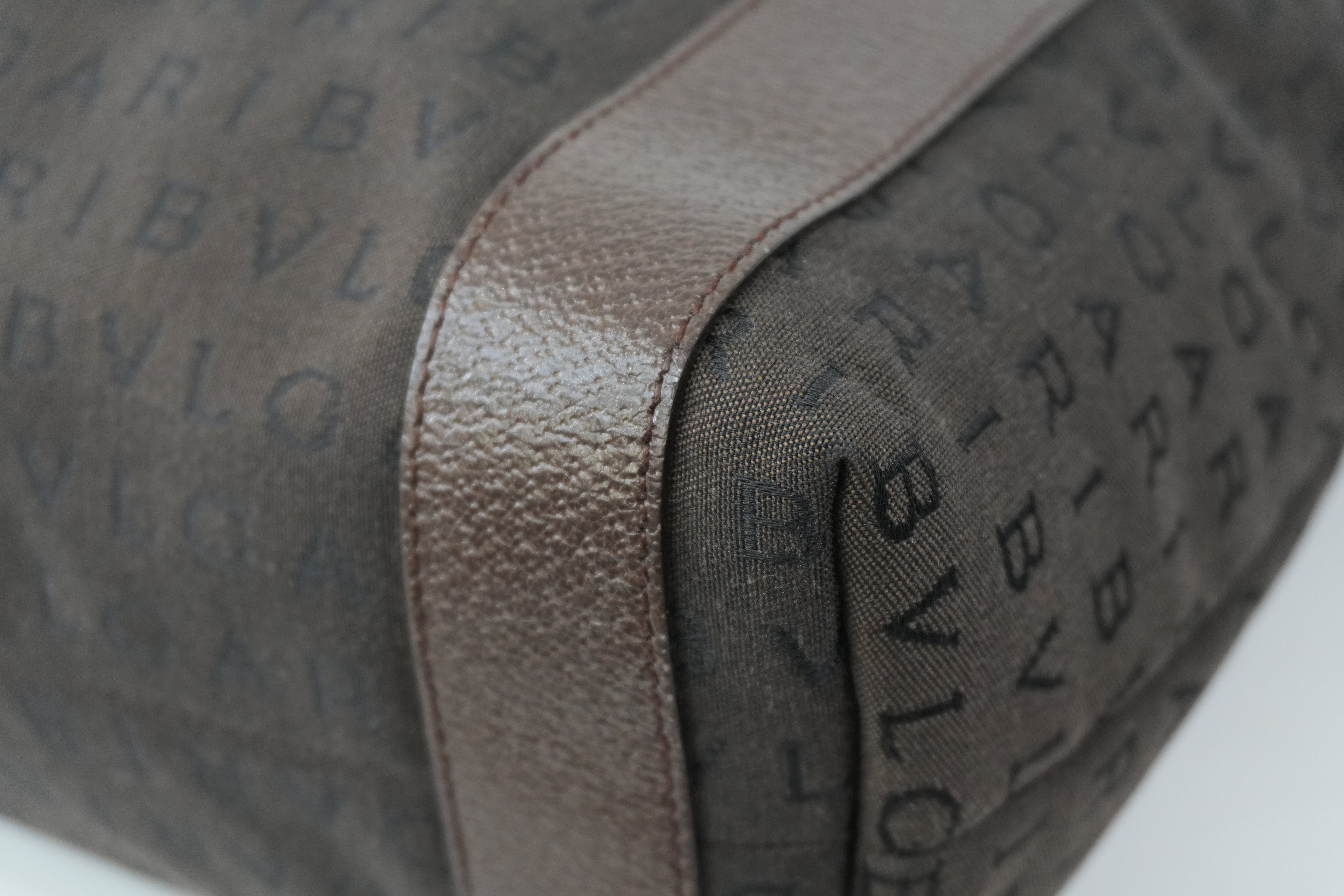 Pre-Owned Bulgari Tote Bag Brown
