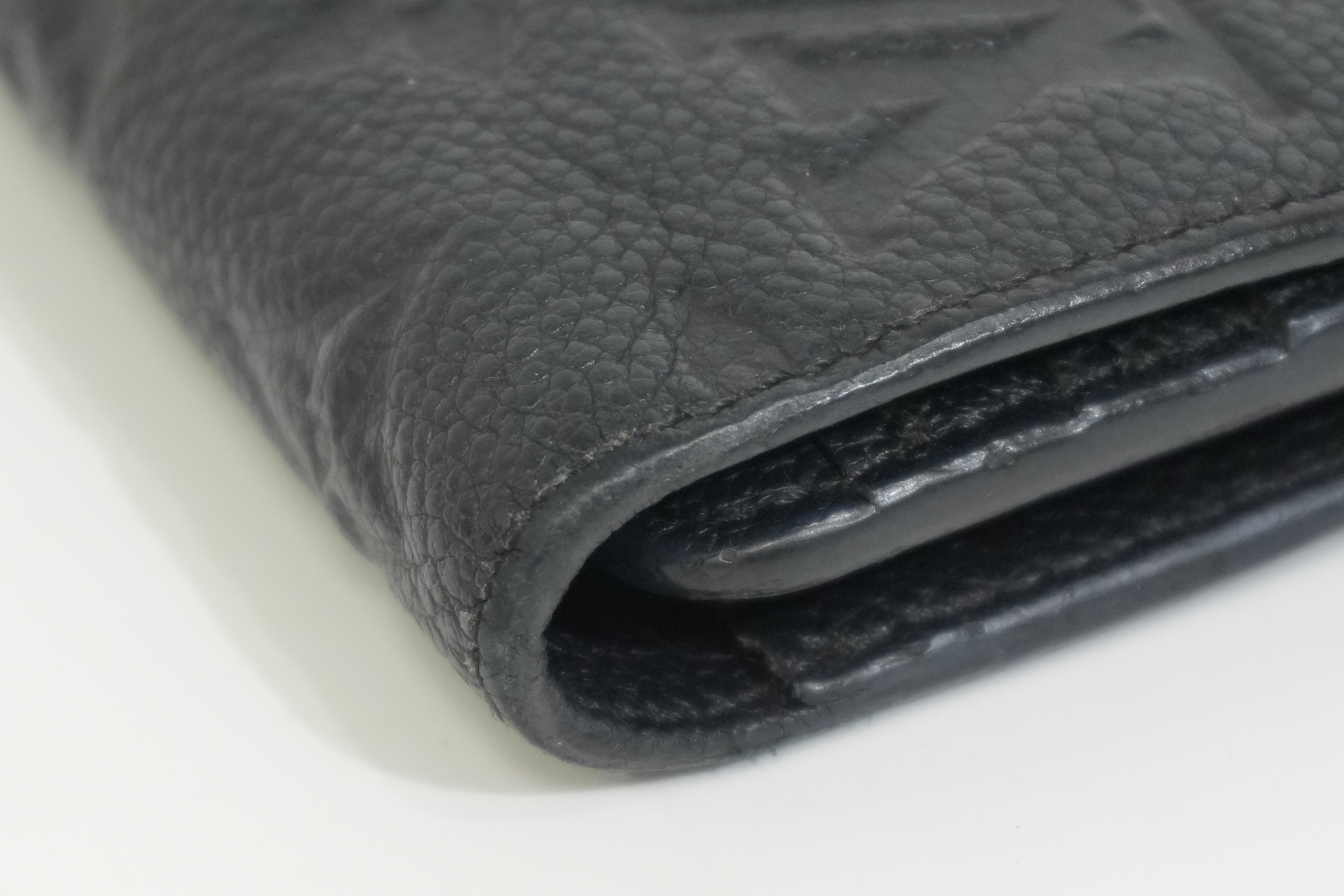 Pre-owned Louis Vuitton Empriente Virtuose Wallet Navy Blue