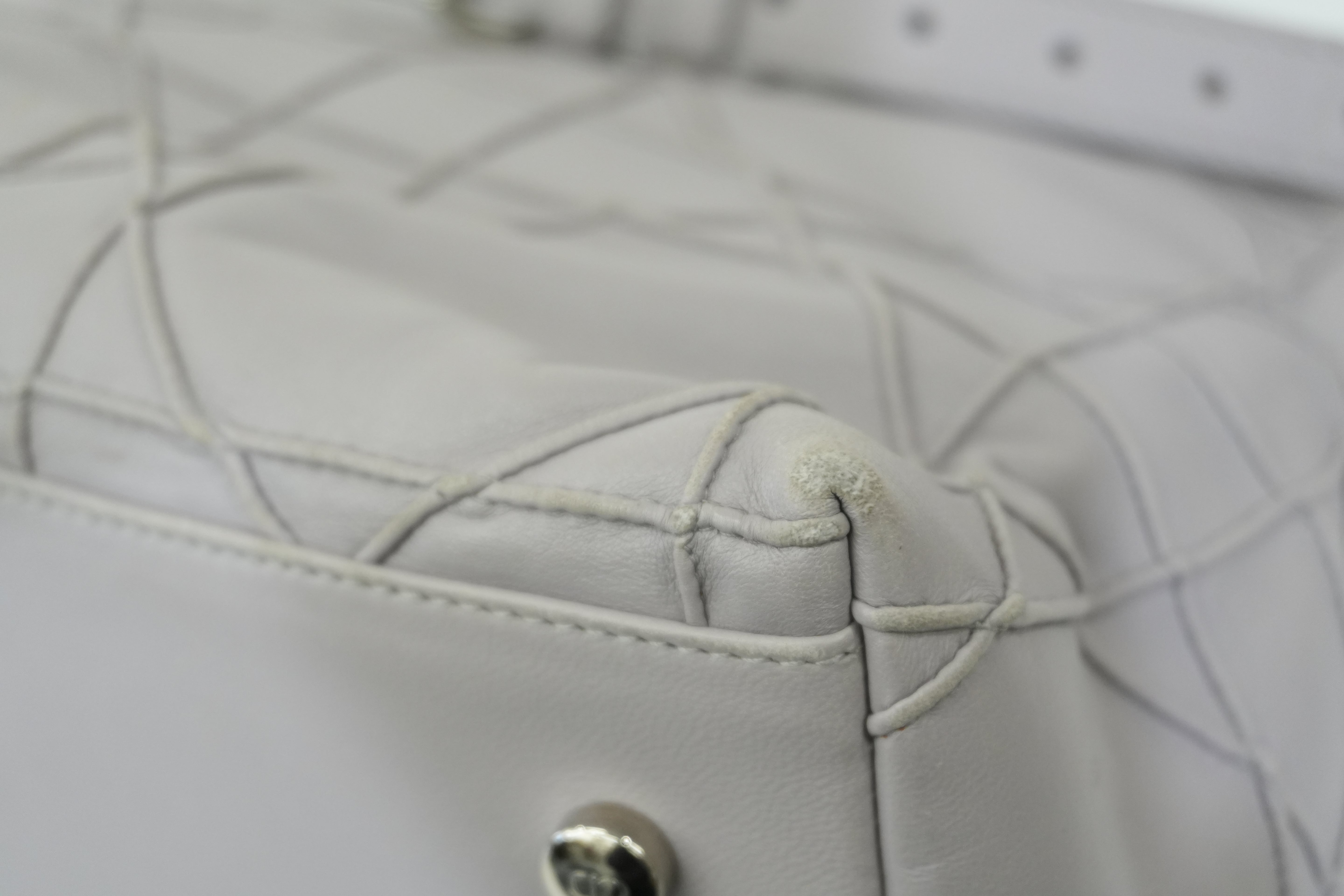 Pre-owned Christian Dior Two Way Granville Shoulder Bag Purple