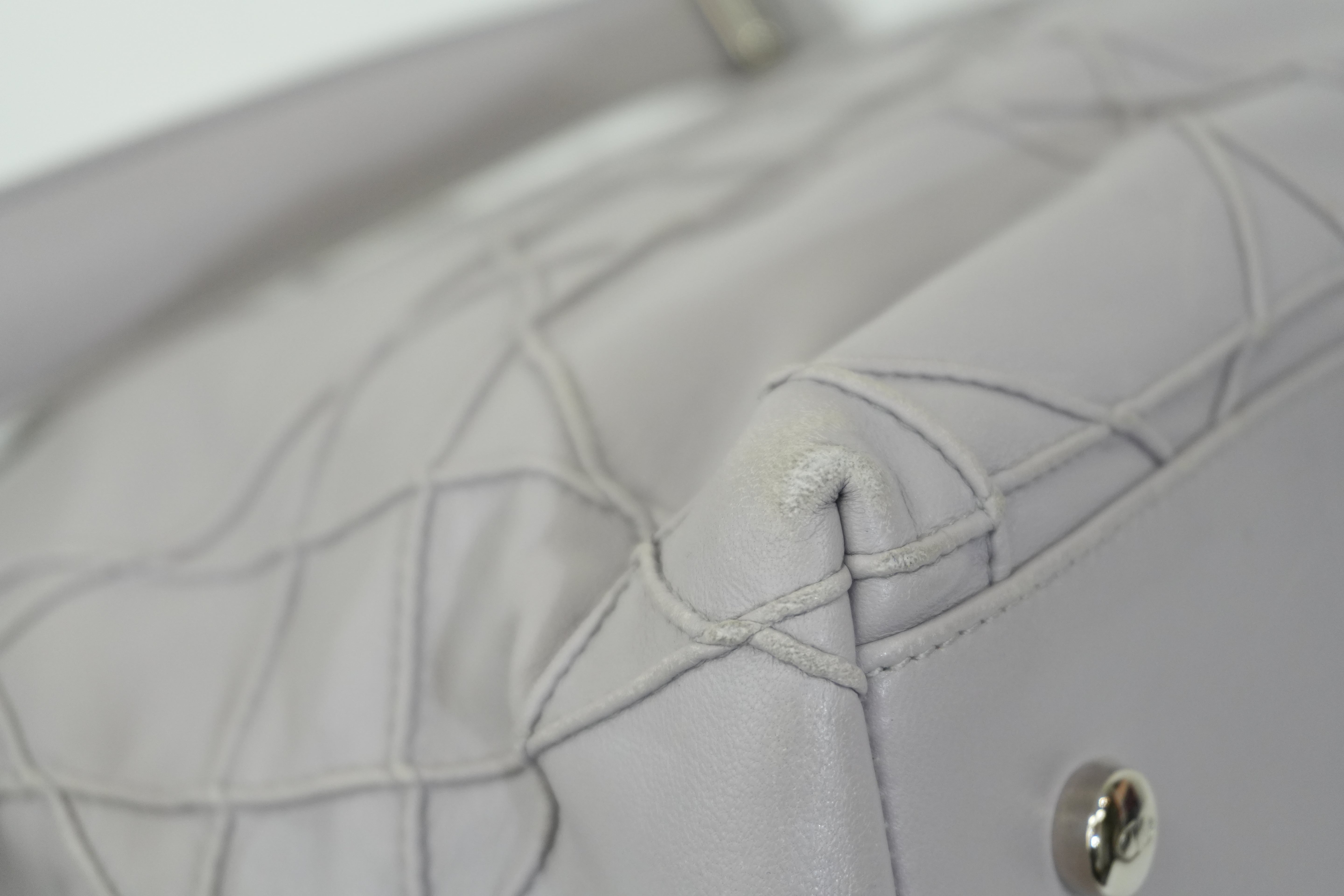 Pre-owned Christian Dior Two Way Granville Shoulder Bag Purple