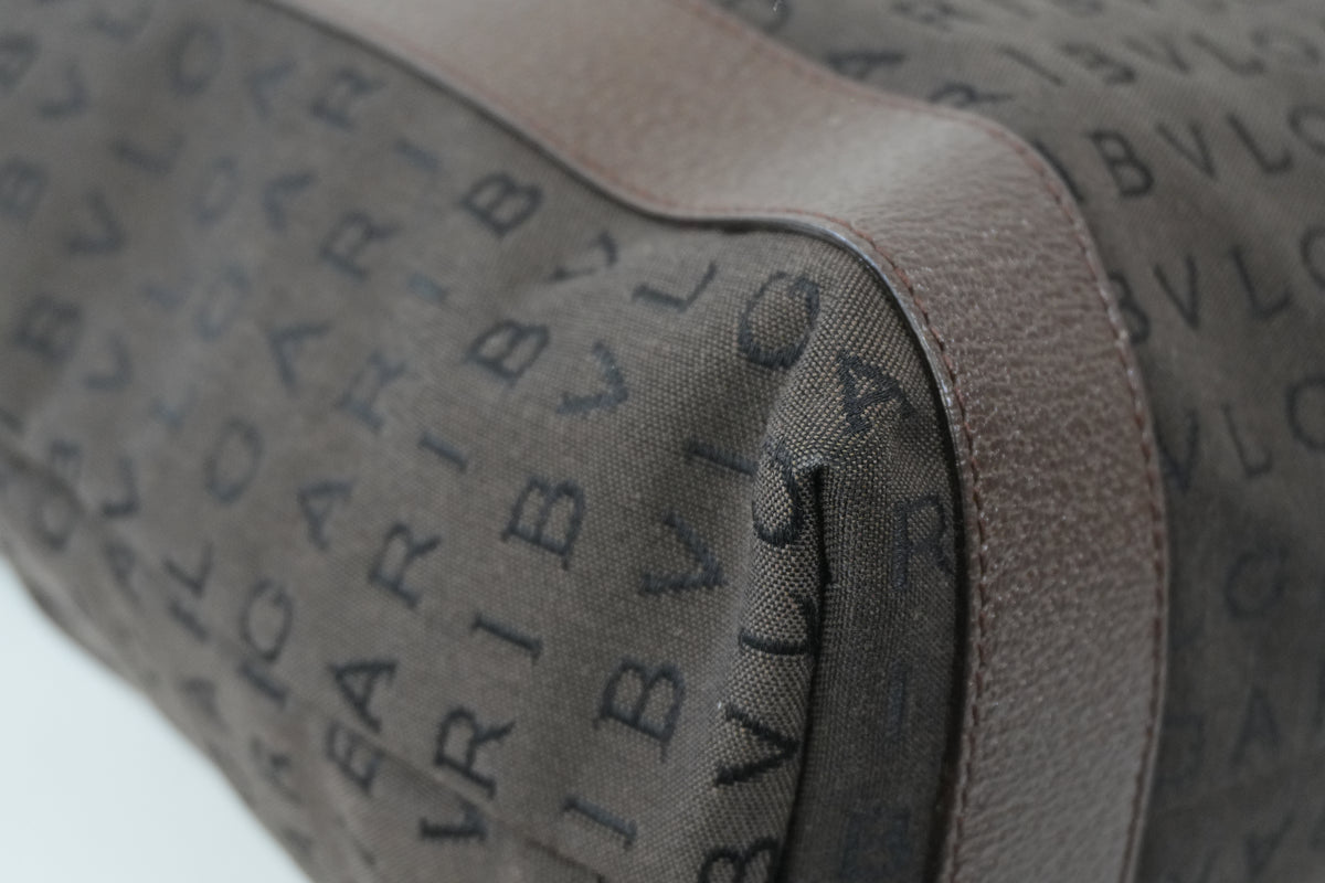 Pre-Owned Bulgari Tote Bag Brown