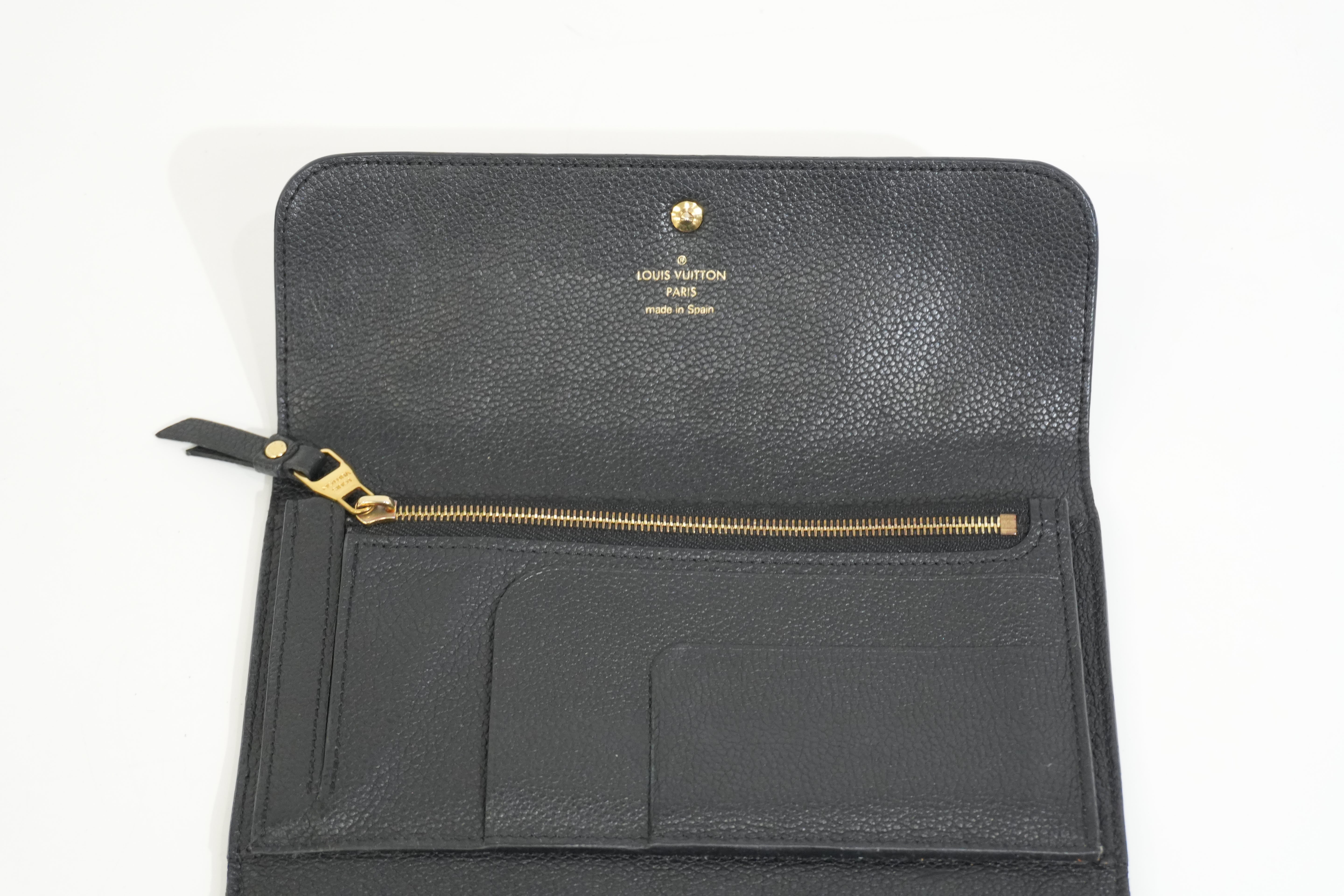 Pre-owned Louis Vuitton Empriente Virtuose Wallet Navy Blue