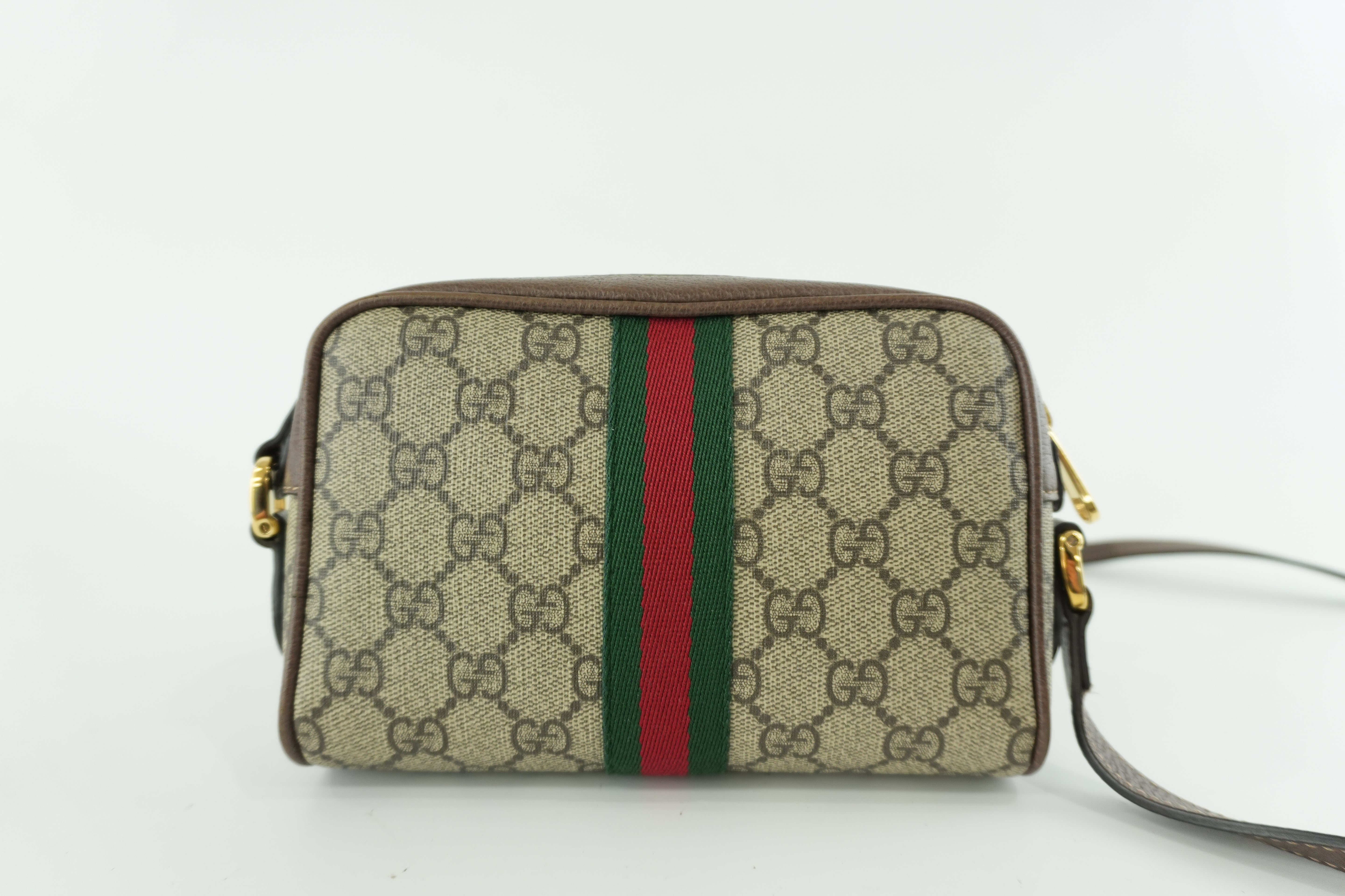 Gucci Canvas Ophidia Mini Shoulder Bag Used