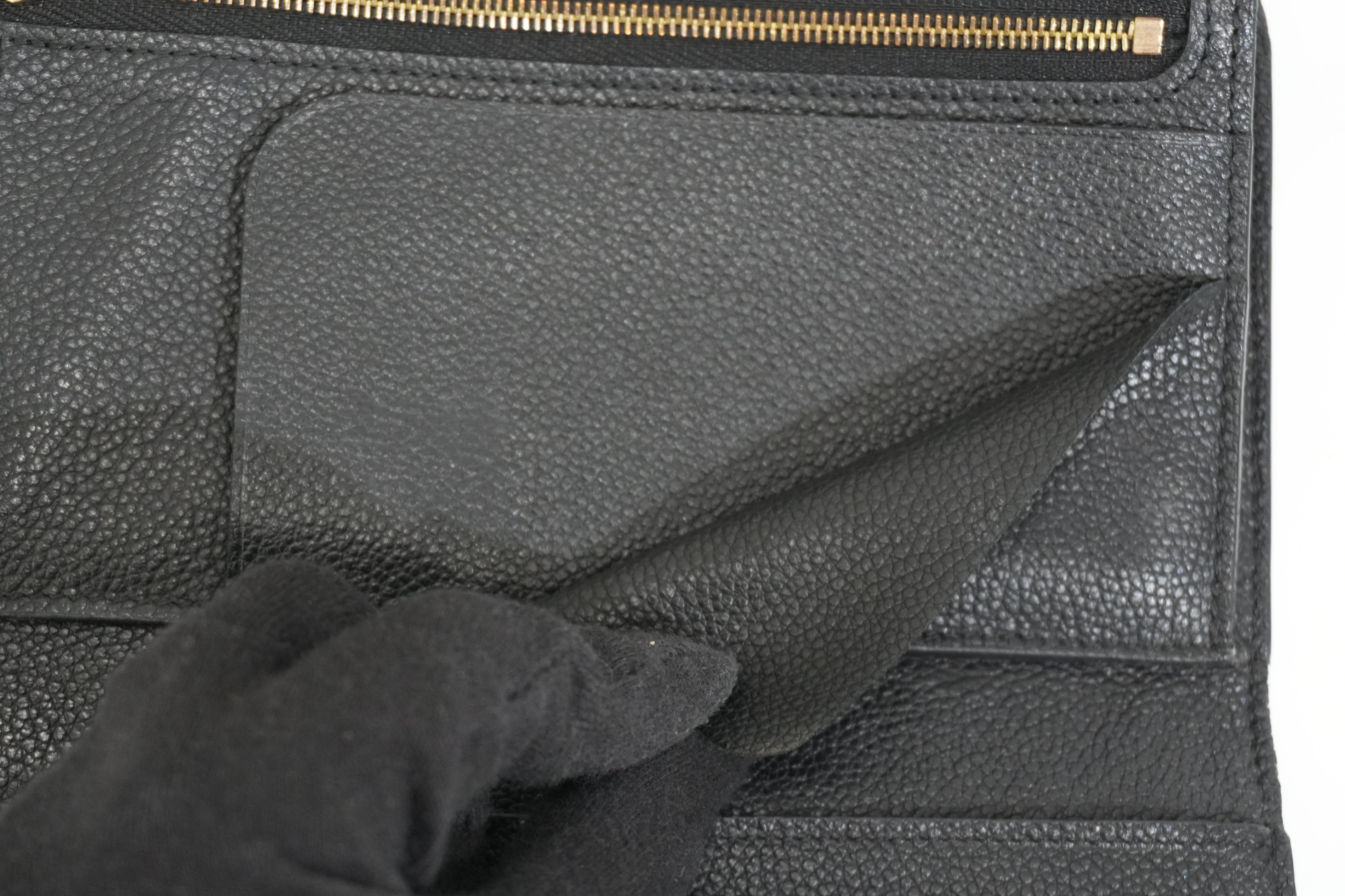 Pre-owned Louis Vuitton Empriente Virtuose Wallet Navy Blue