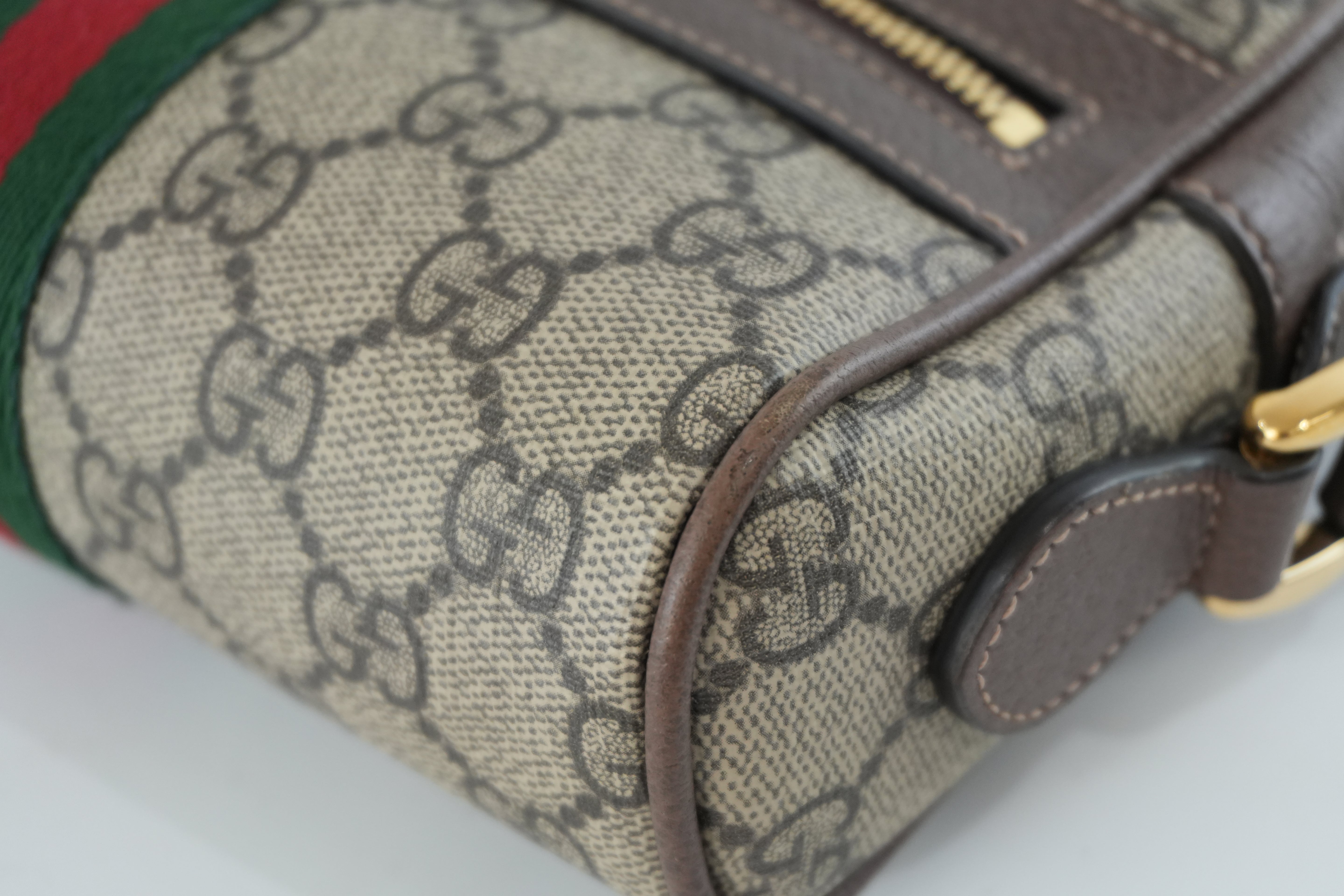 Gucci Canvas Ophidia Mini Shoulder Bag Used