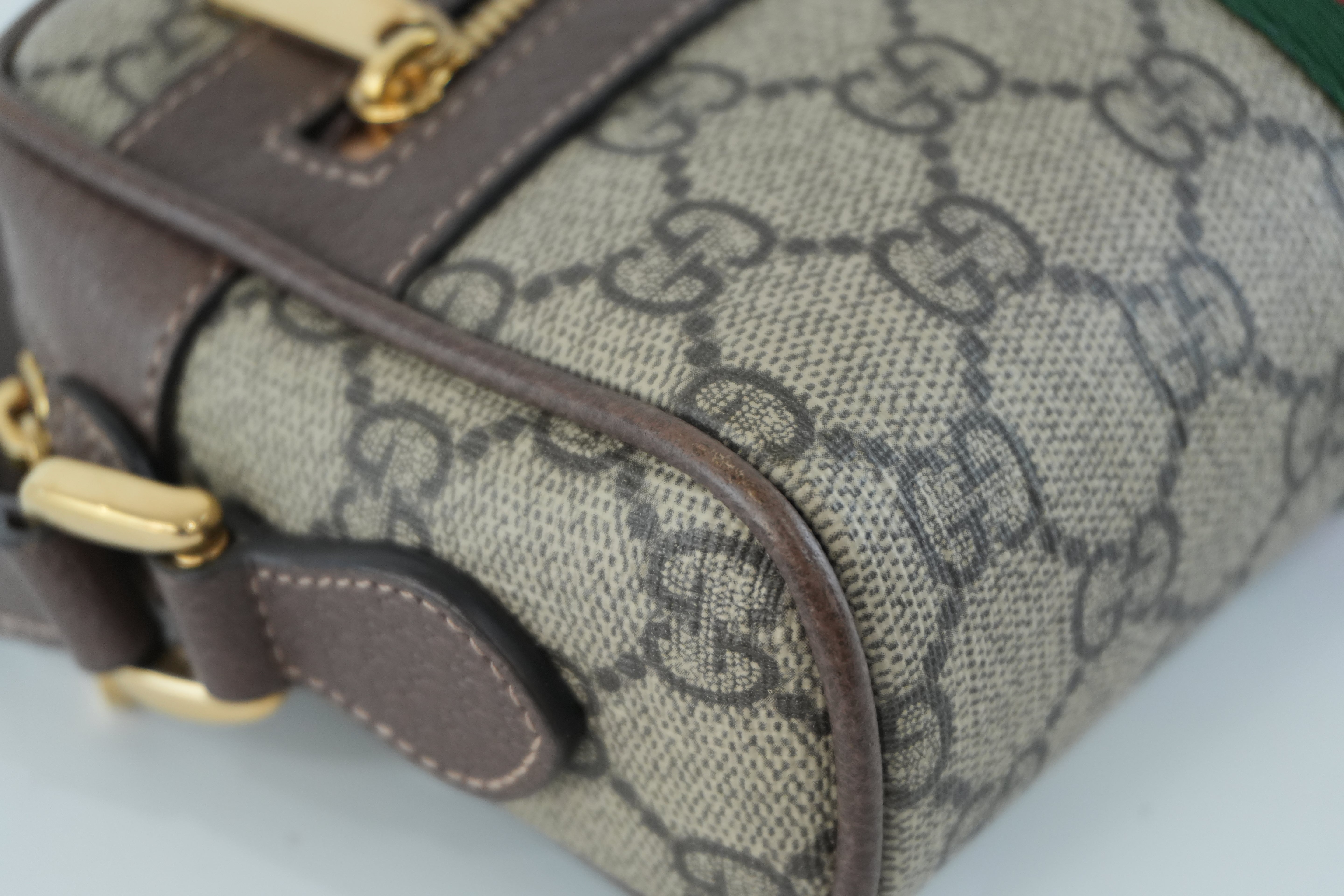 Gucci Canvas Ophidia Mini Shoulder Bag Used