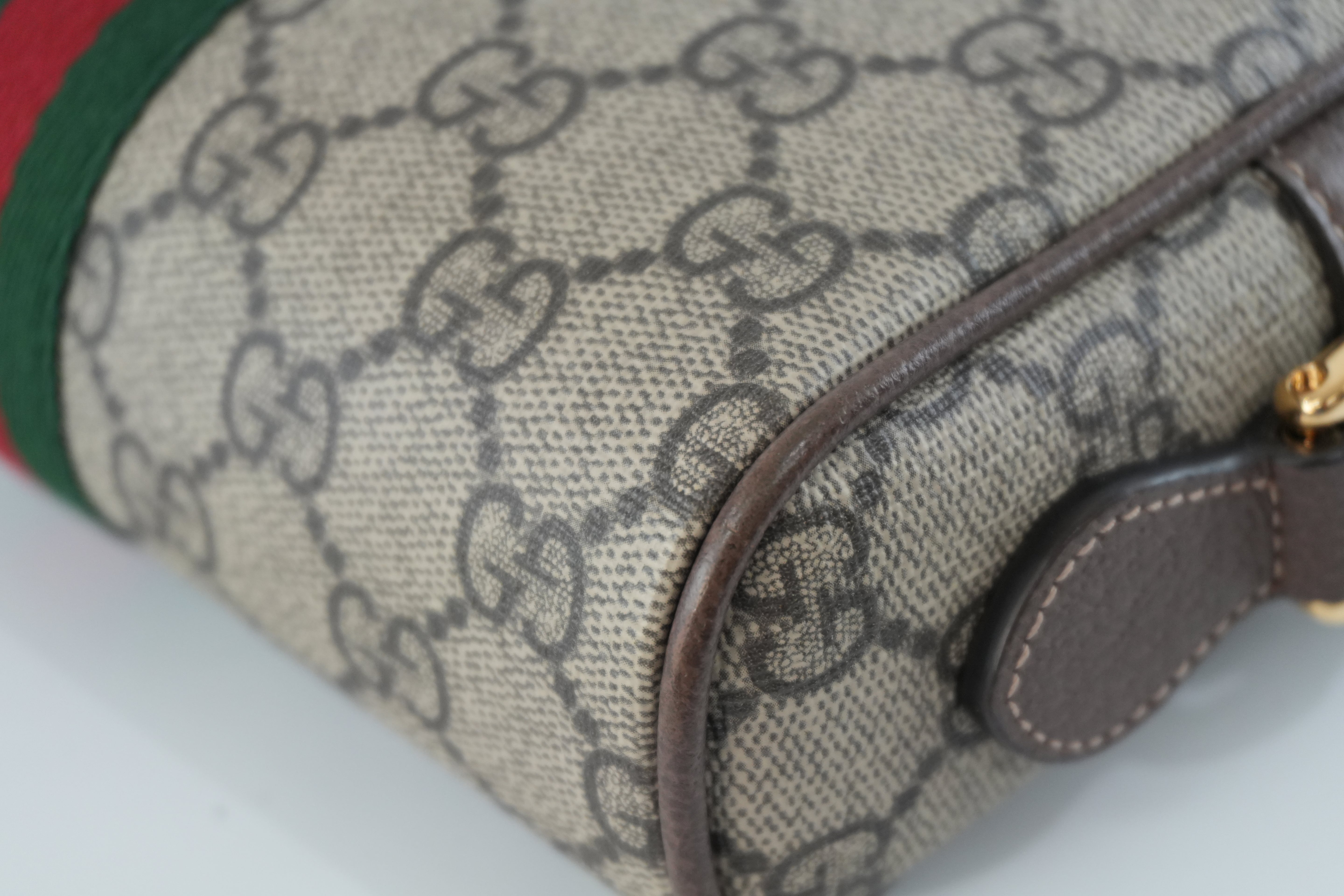 Gucci Canvas Ophidia Mini Shoulder Bag Used