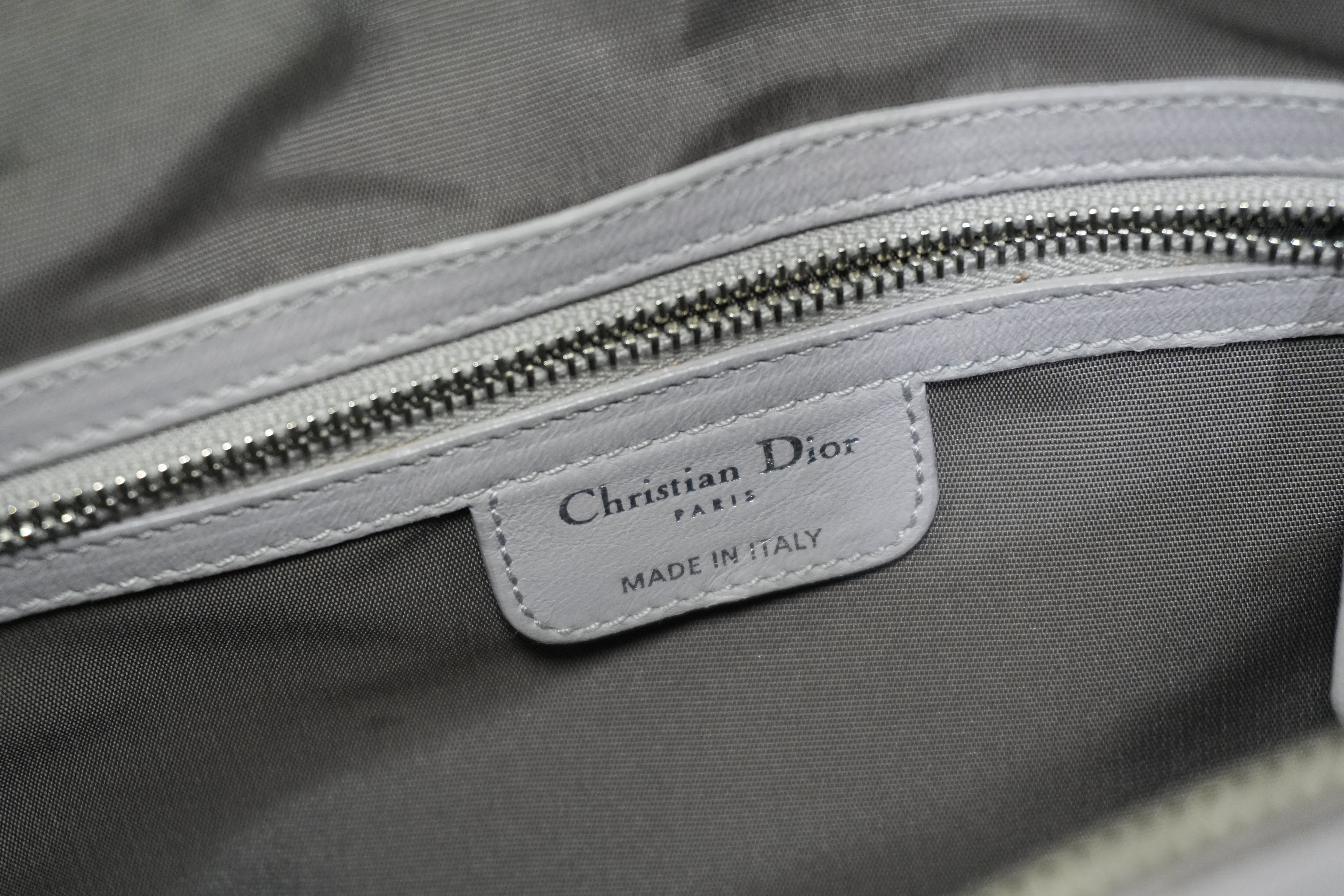 Pre-owned Christian Dior Two Way Granville Shoulder Bag Purple