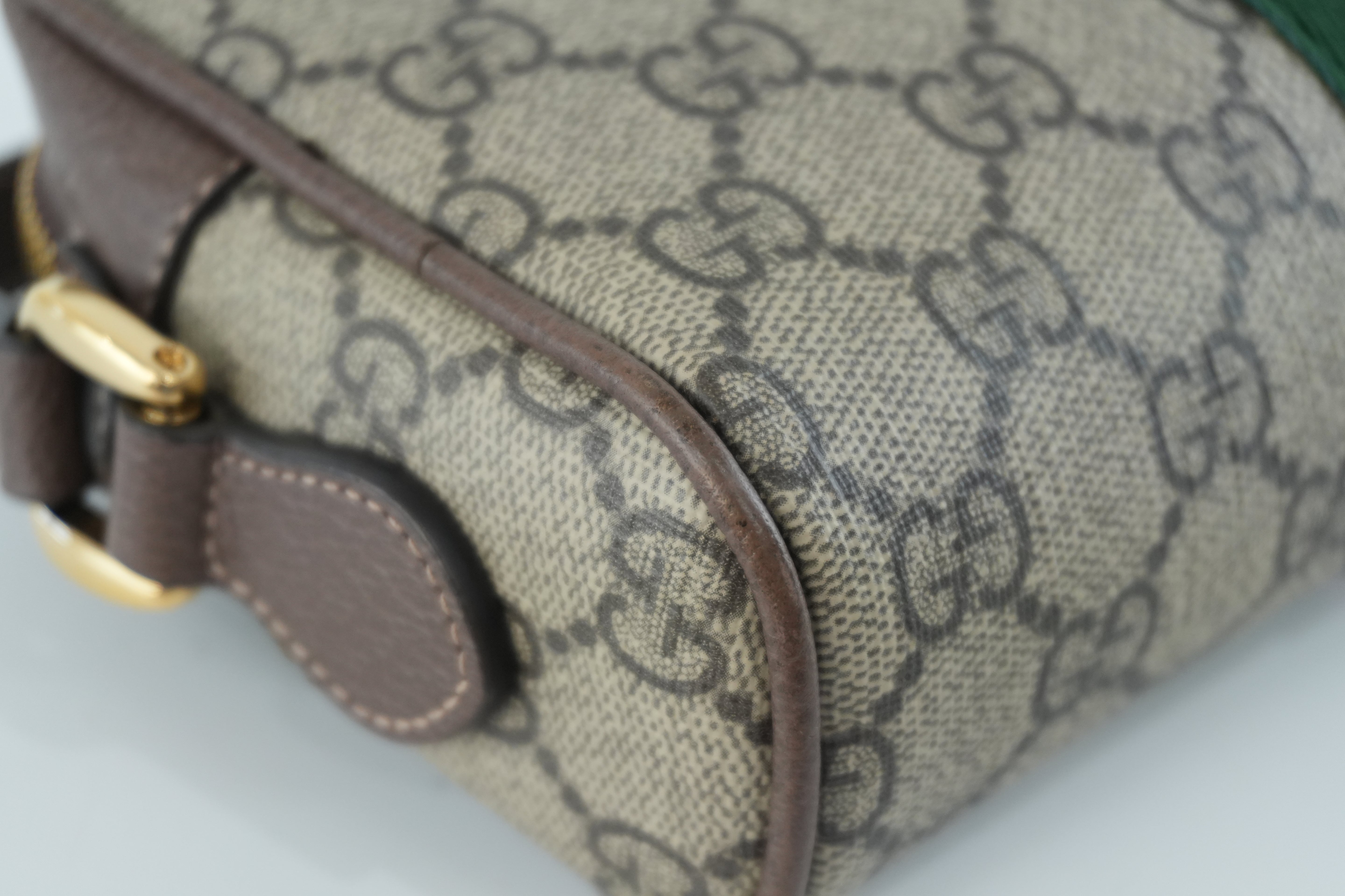 Gucci Canvas Ophidia Mini Shoulder Bag Used