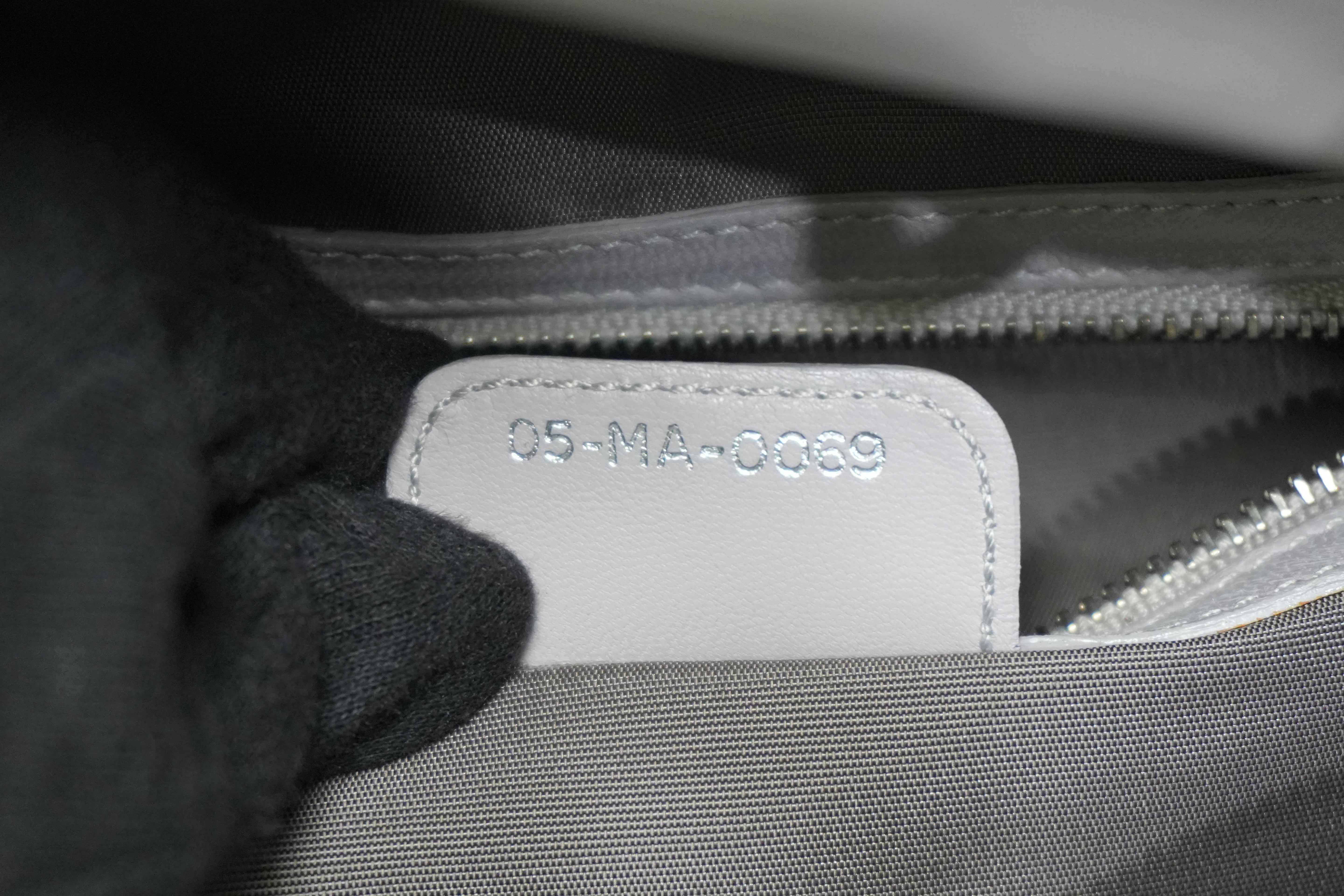 Pre-owned Christian Dior Two Way Granville Shoulder Bag Purple