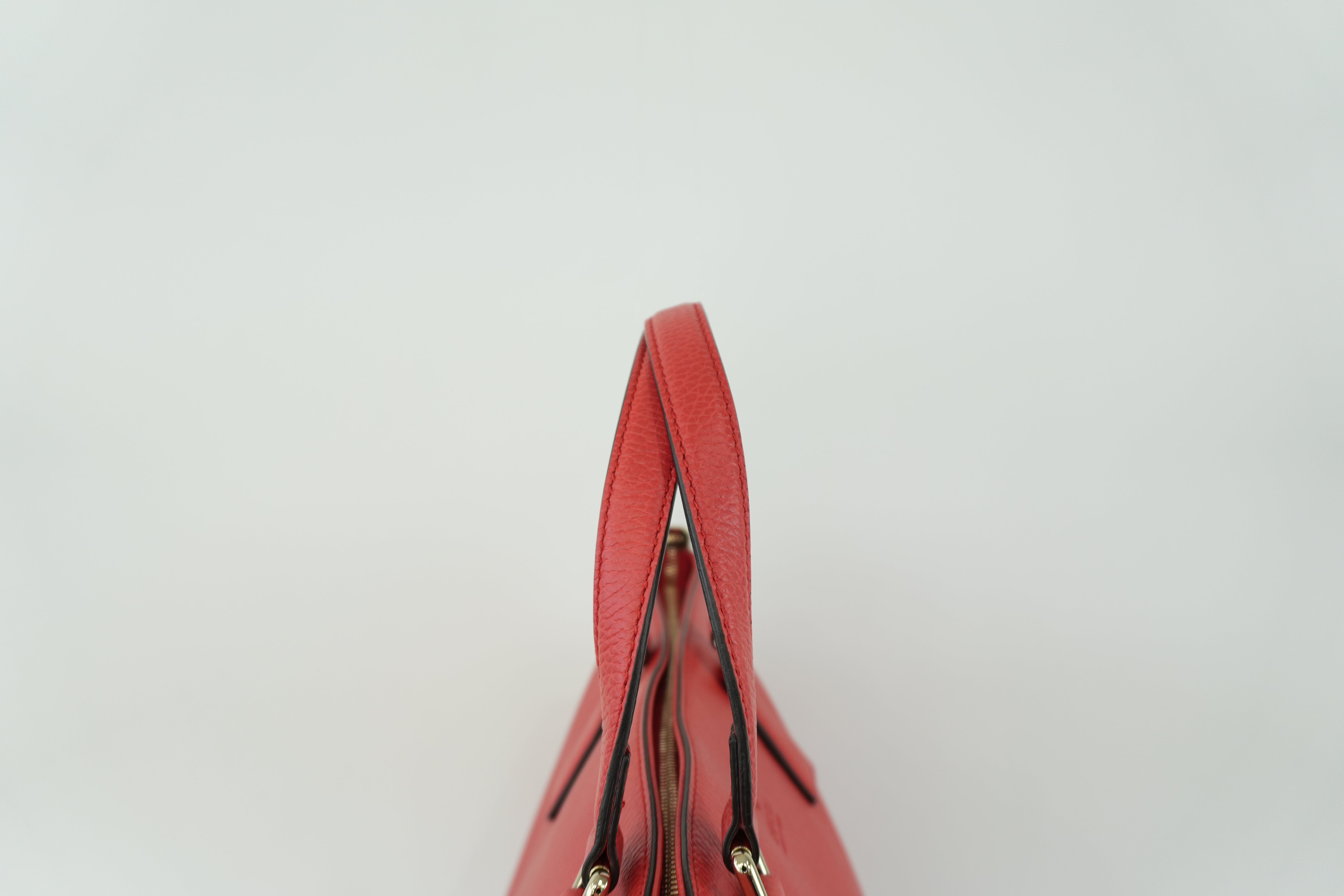 Gucci Two Way Bag Red Used