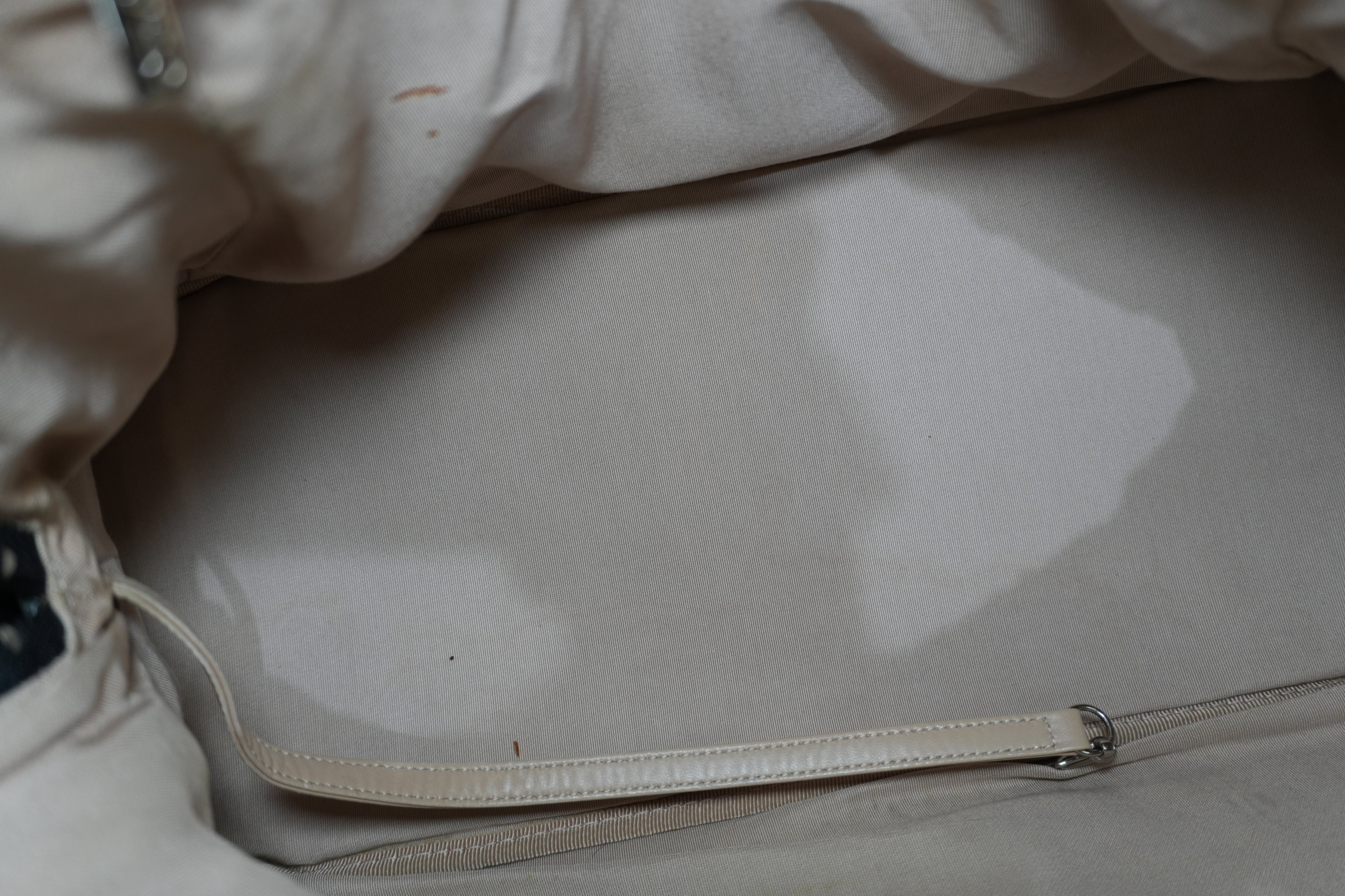 Pre-owned Chanel Lambskin Leather 31 Rue Cambon Embossed Tote Bag Black