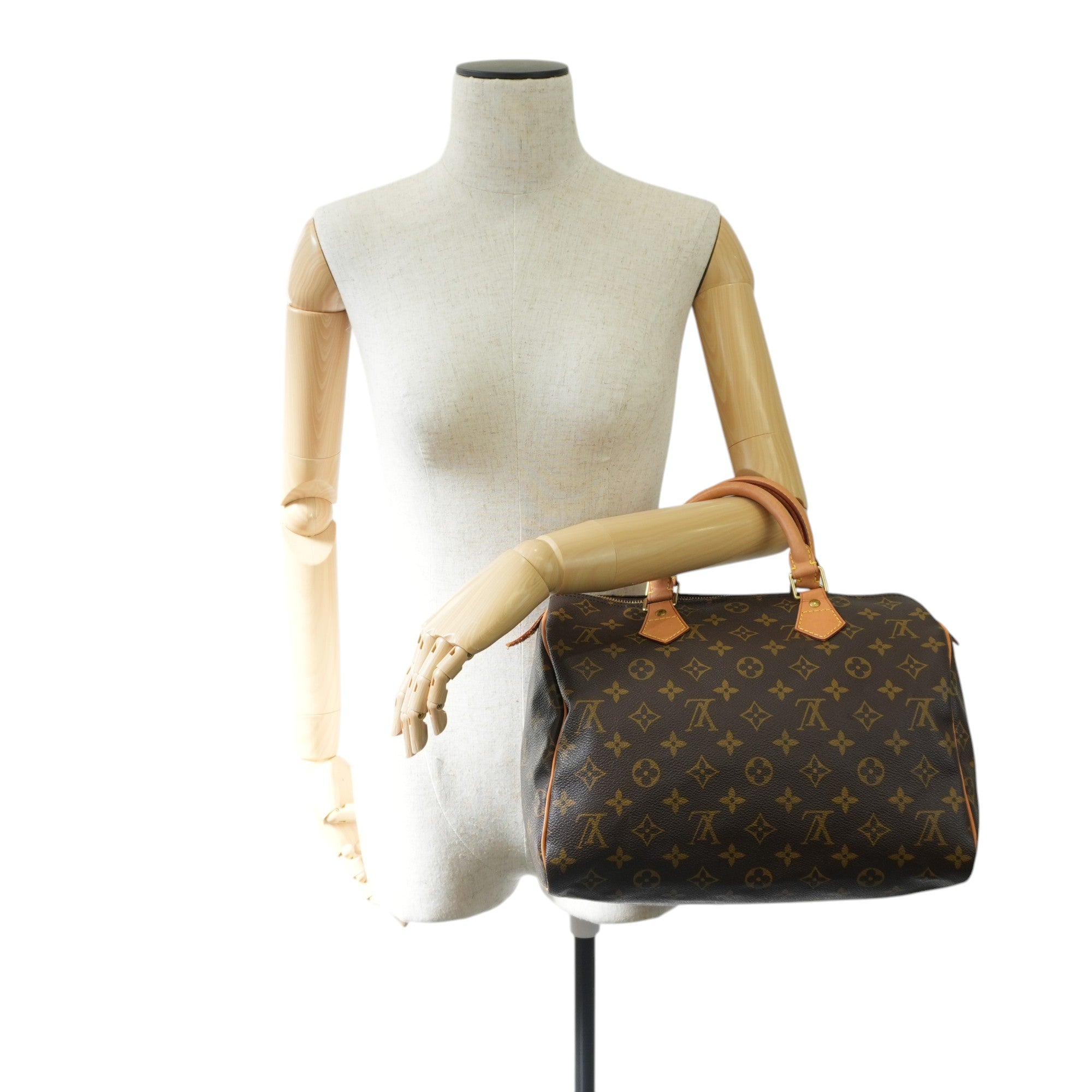 Pre-owned Louis Vuitton Monogram Speedy 30 Handbag