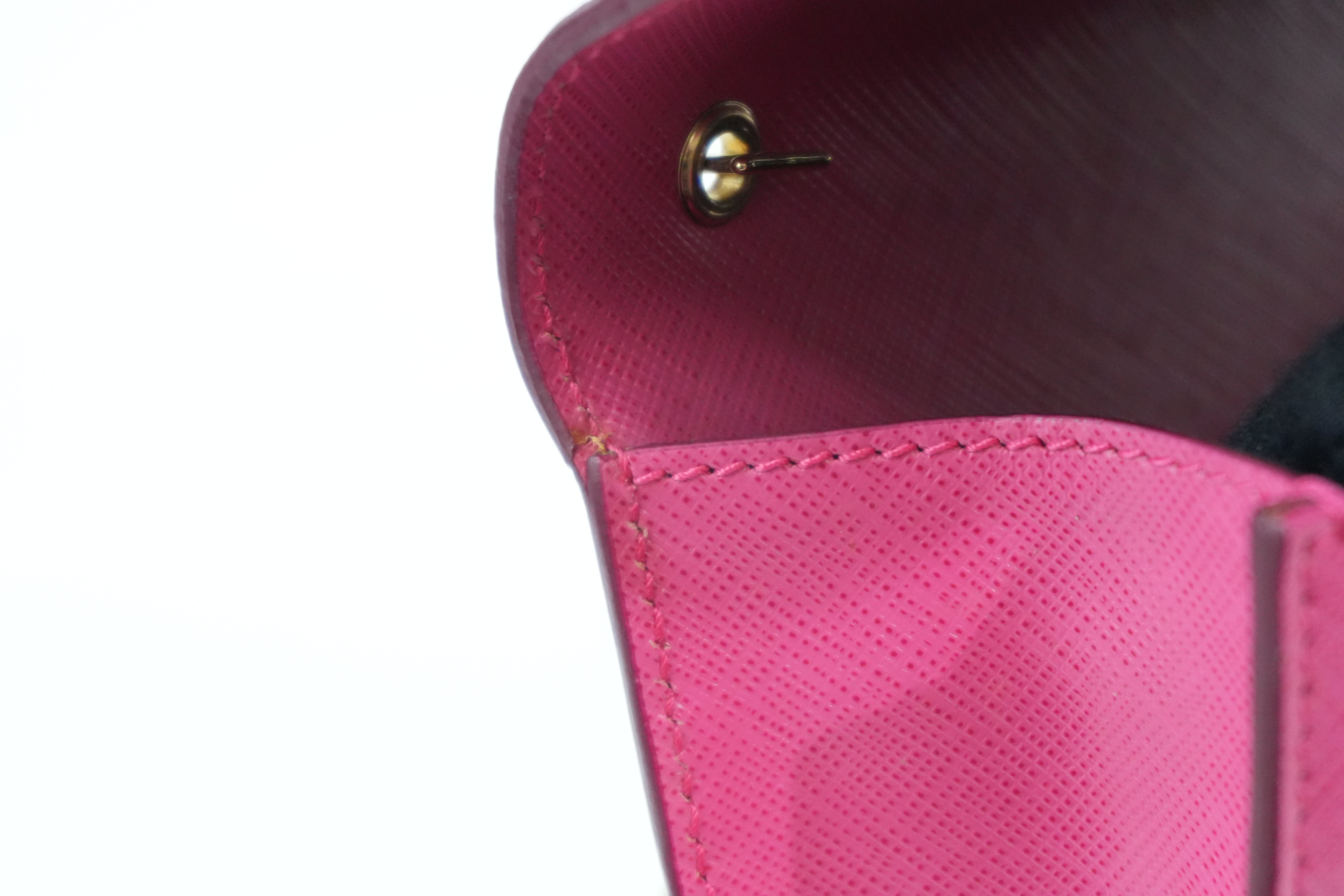 Pre-Owned Ferragamo Vara Bow Crossbody Bag Pink