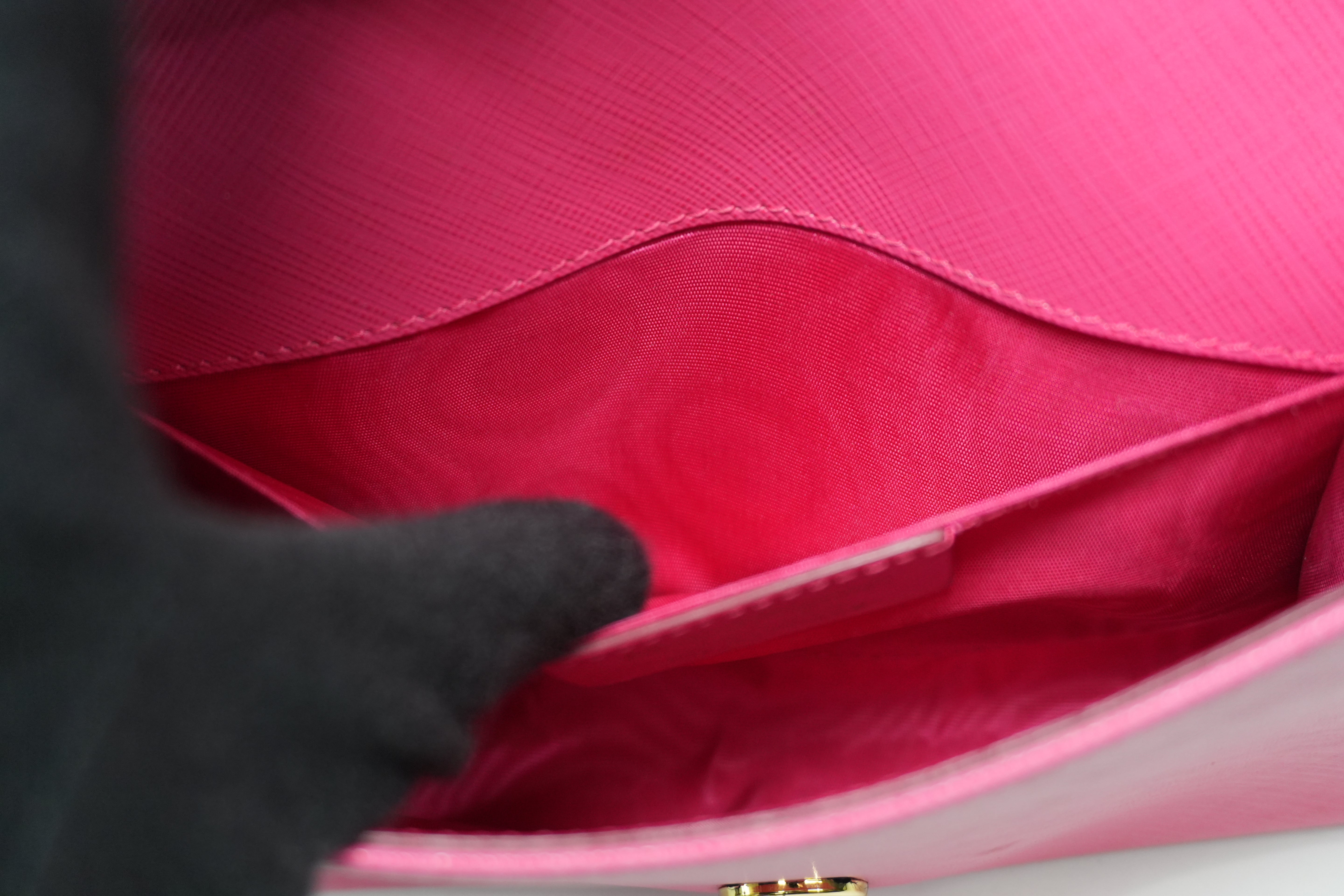 Pre-Owned Ferragamo Vara Bow Crossbody Bag Pink