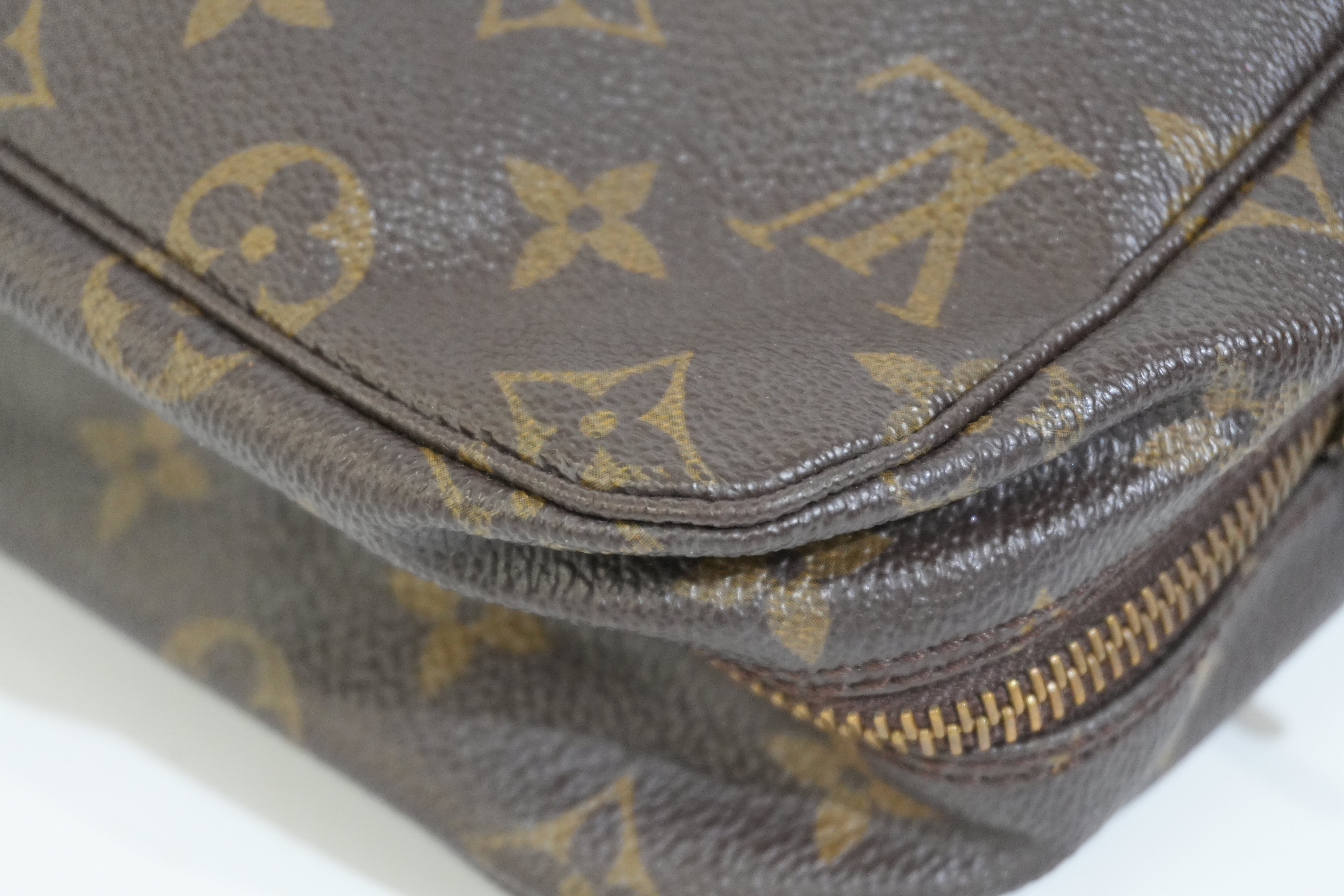 Pre-owned Louis Vuitton Monogram Trousse 28 Pouch