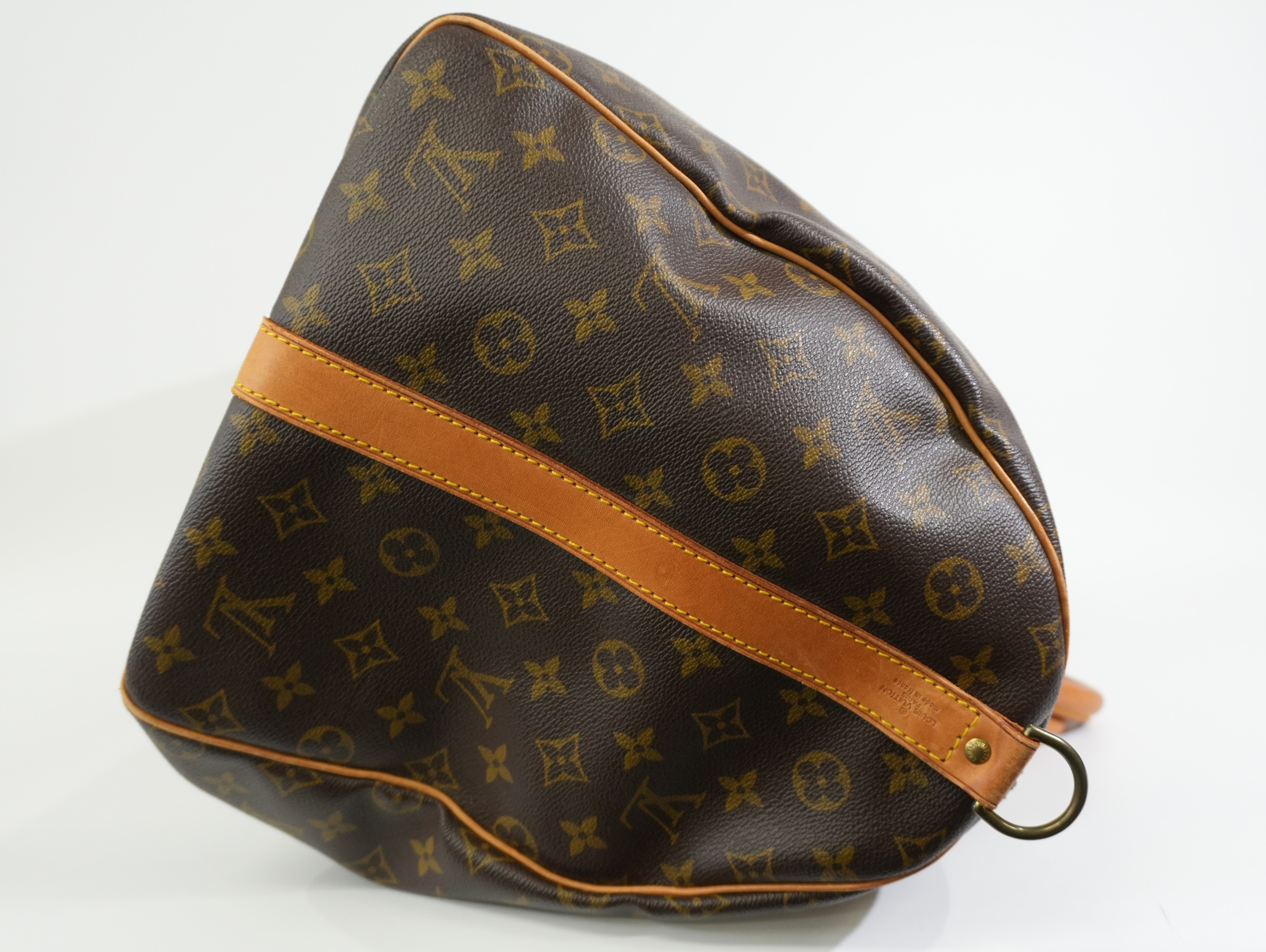 Pre-owned Louis Vuitton Monogram Keepall Bandouliere 55 Travel Bag
