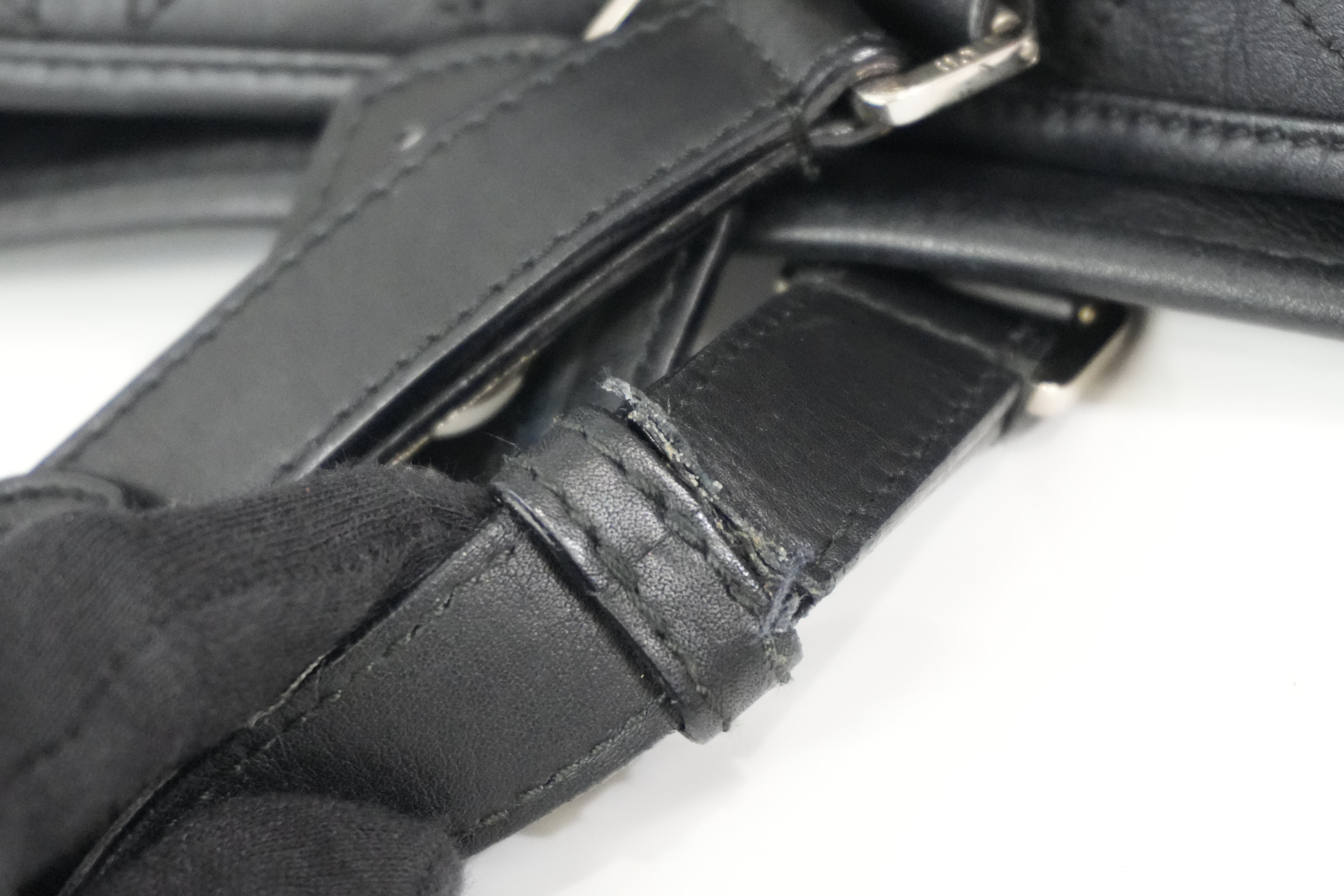 Pre-Owned Dior Cannage Cargo Shopper Tote Black