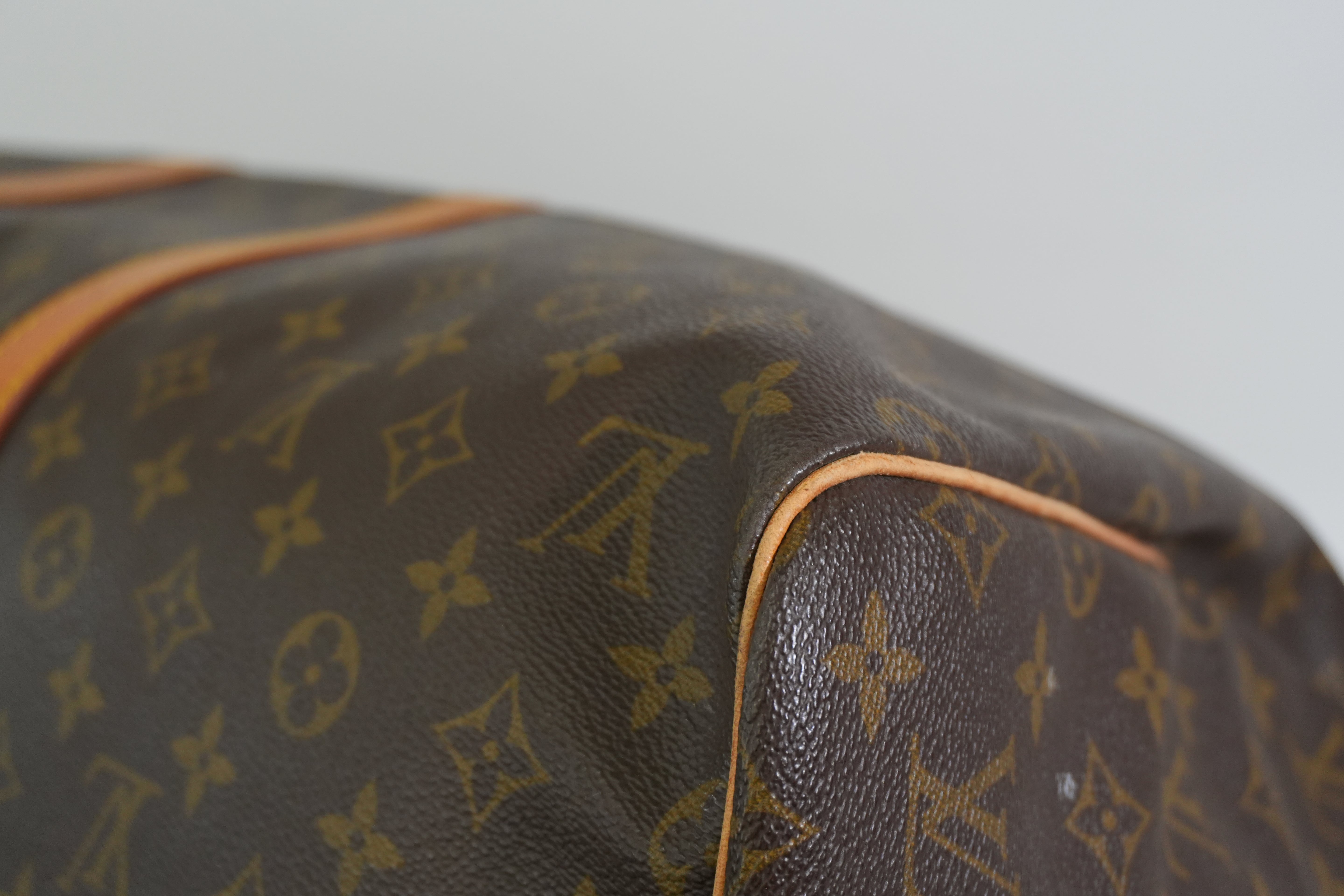 Pre-owned Louis Vuitton Monogram Keepall Bandouliere 55 Travel Bag