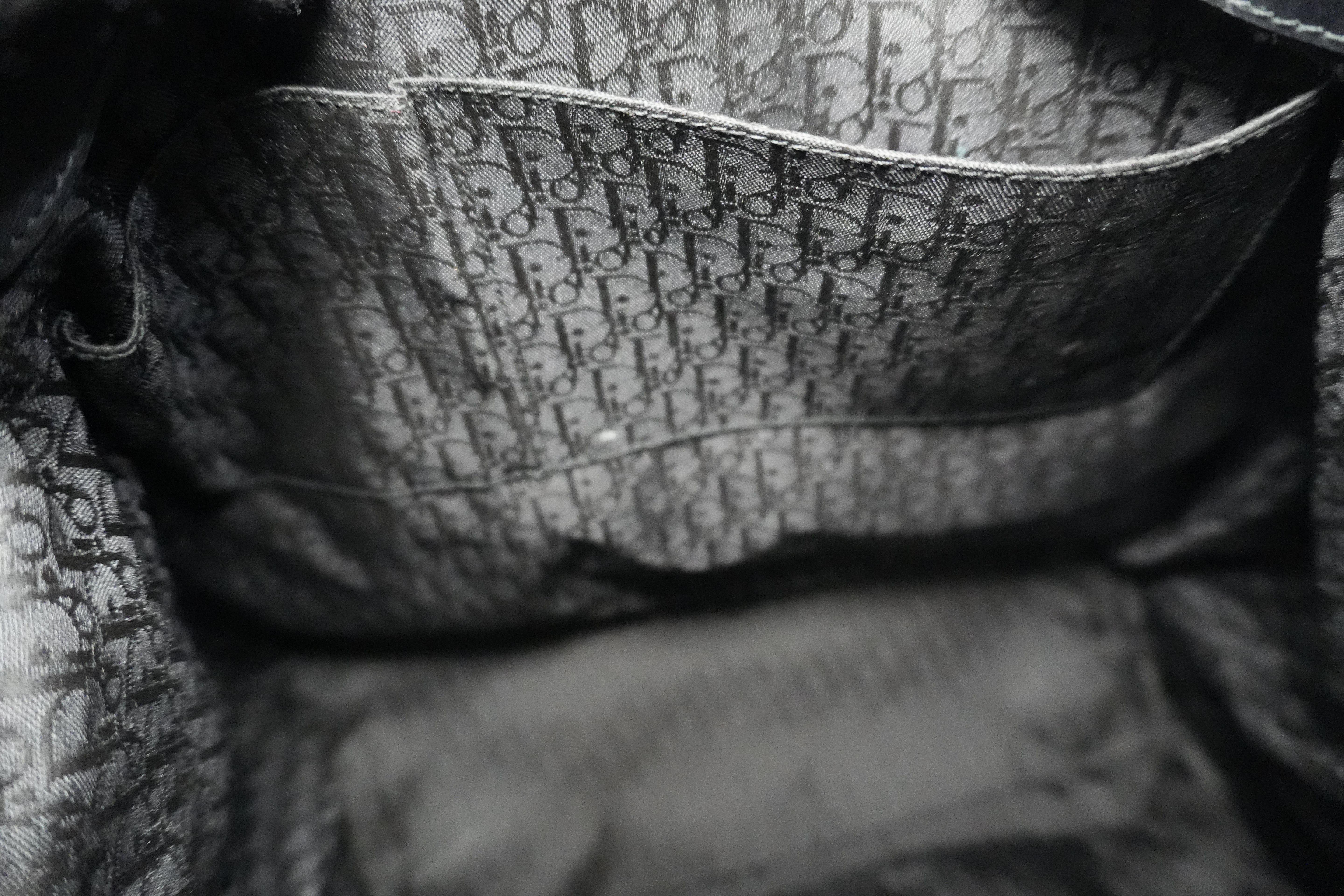 Pre-Owned Dior Cannage Cargo Shopper Tote Black