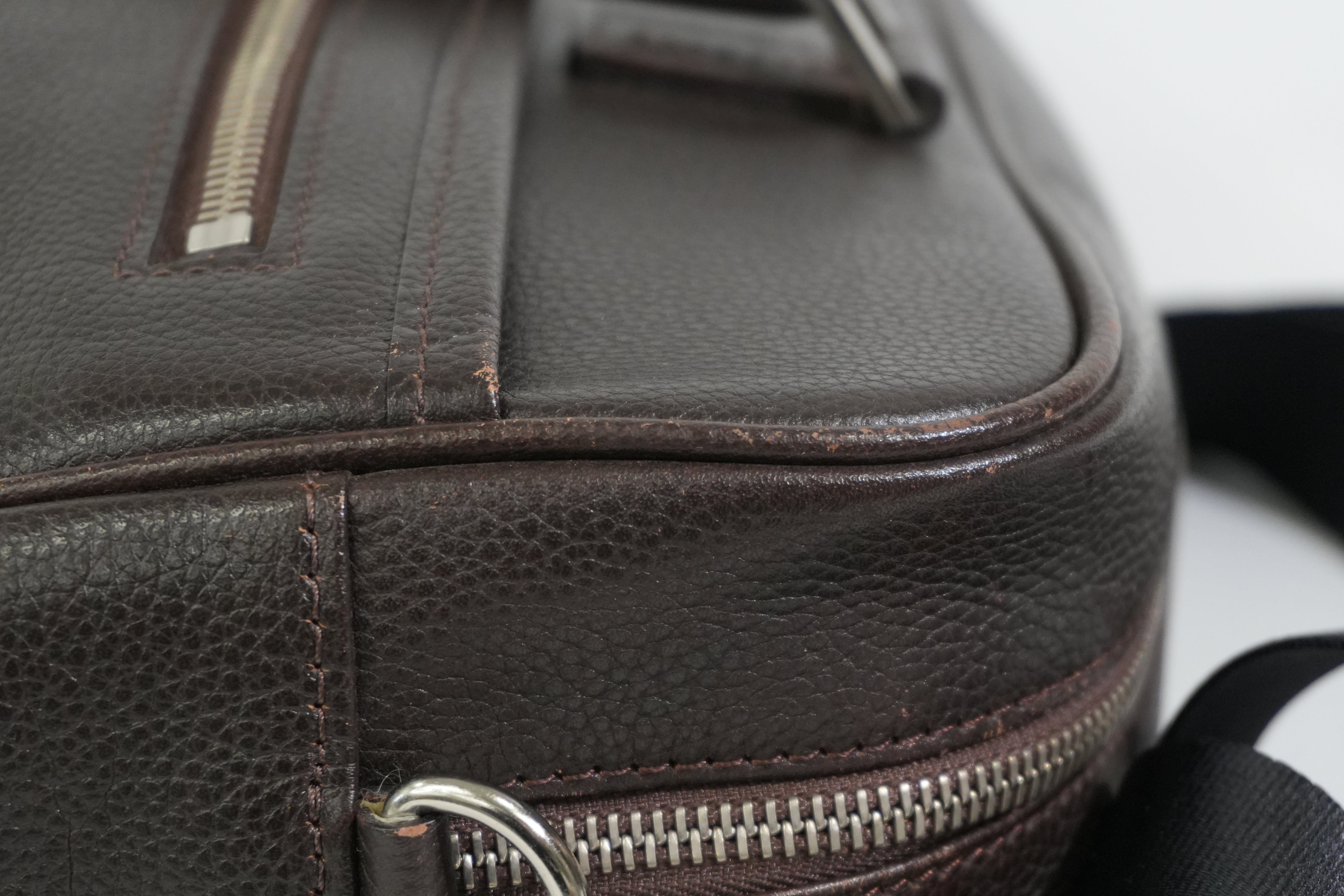 Pre-owned Burberry Briefcase Brown