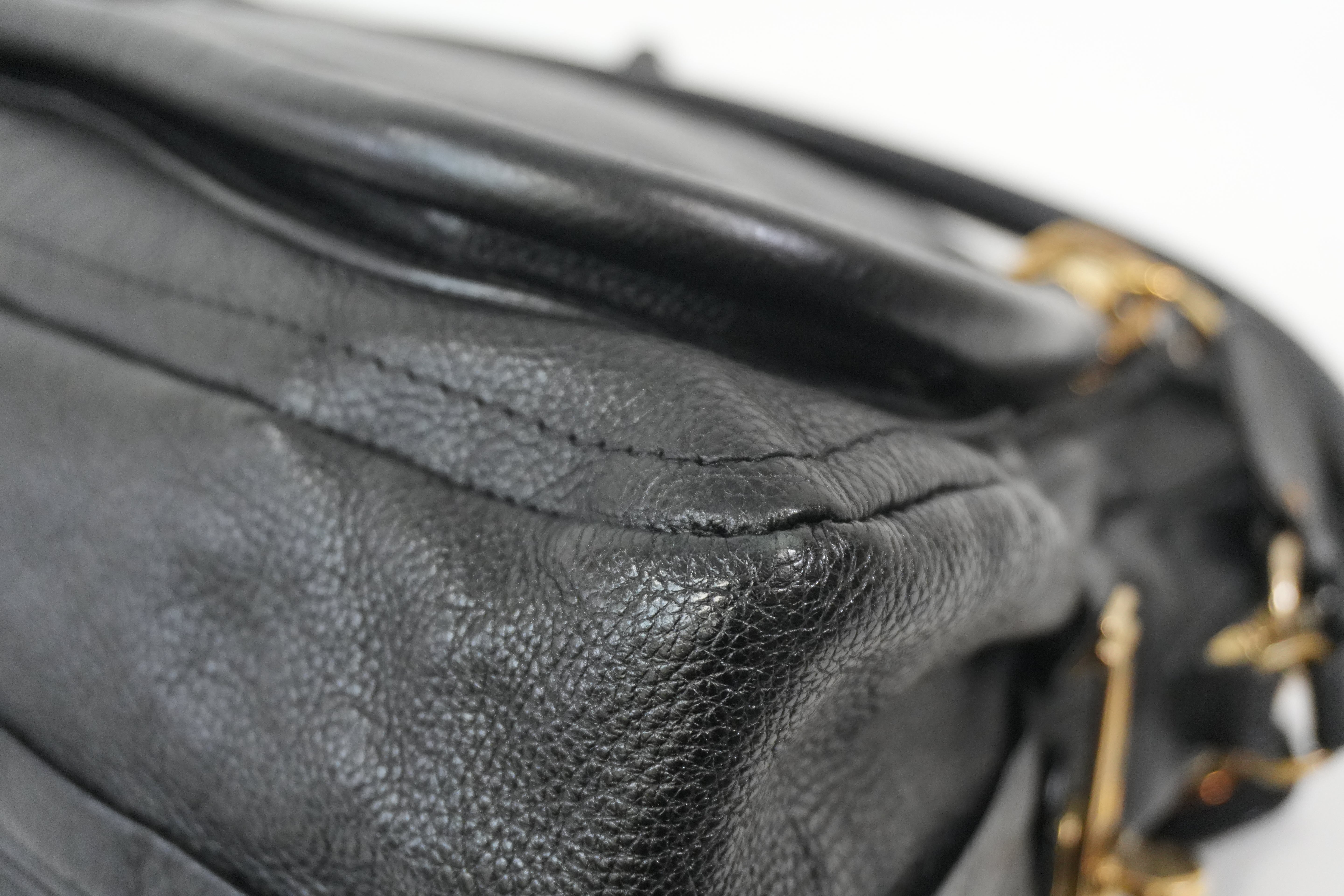 Pre-Owned Chloe Two-Way Paraty Shoulder Bag Black