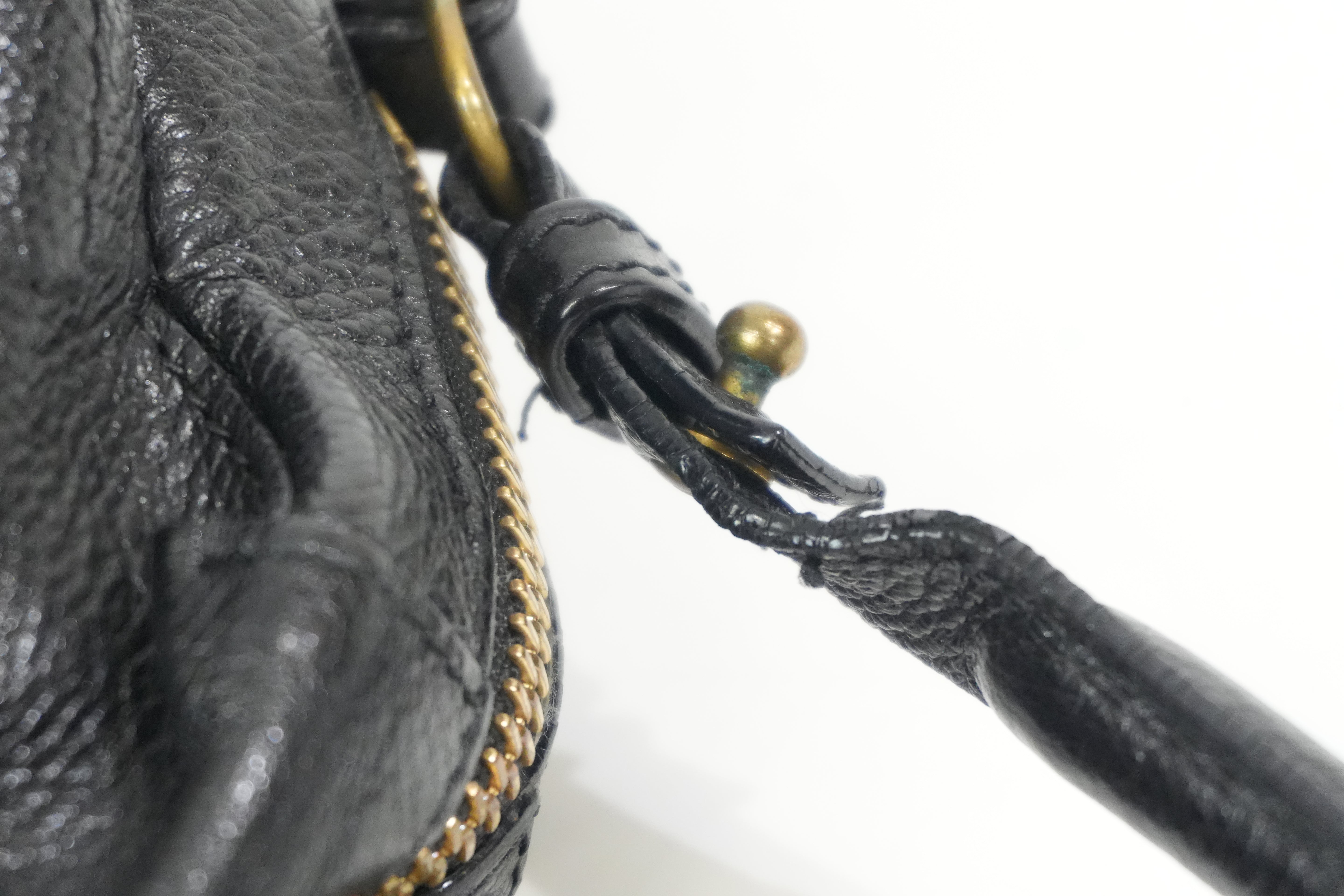 Pre-Owned Chloe Two-Way Paraty Shoulder Bag Black