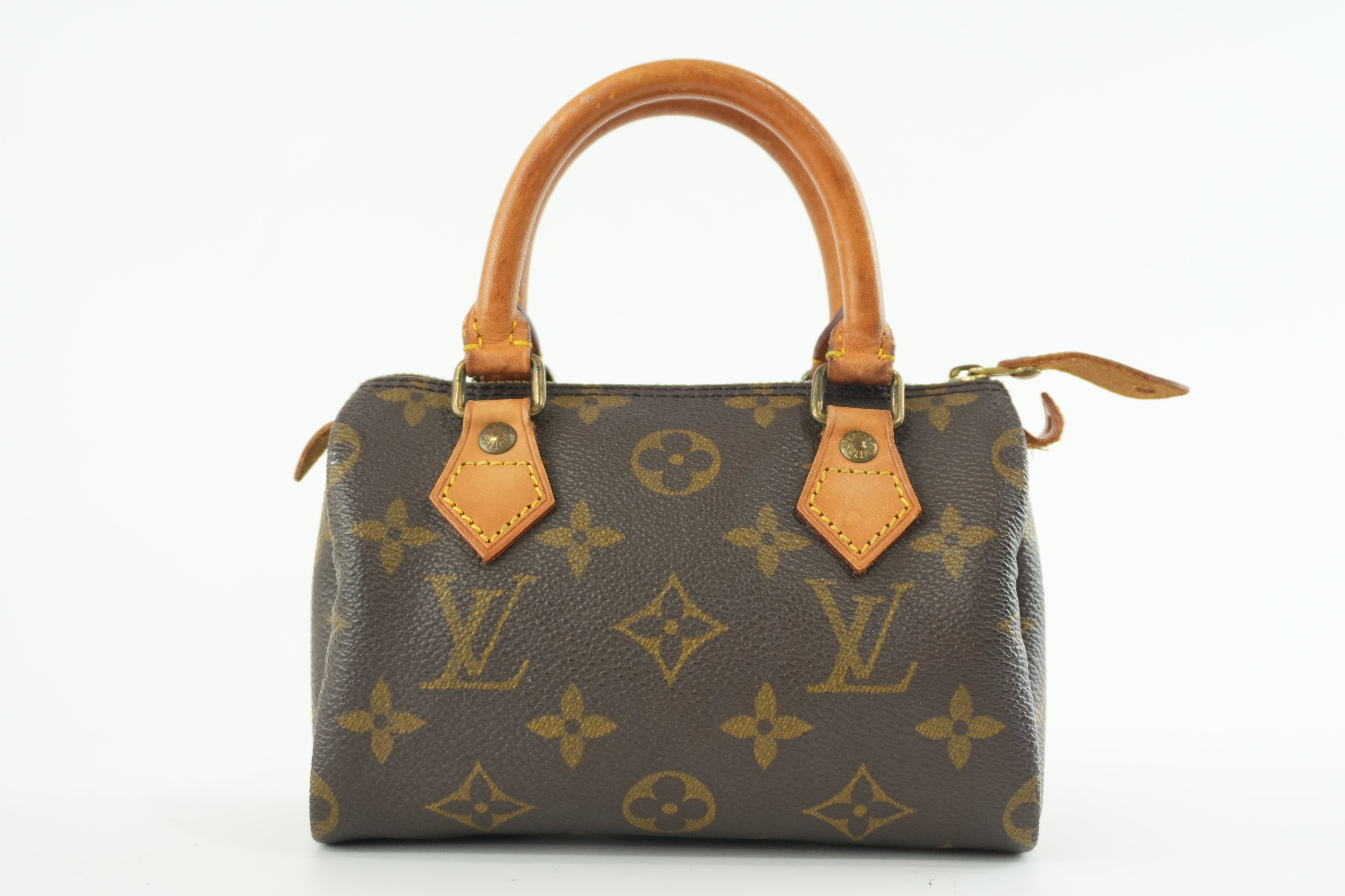 Louis Vuitton Monogram Mini Speedy Handbag Used