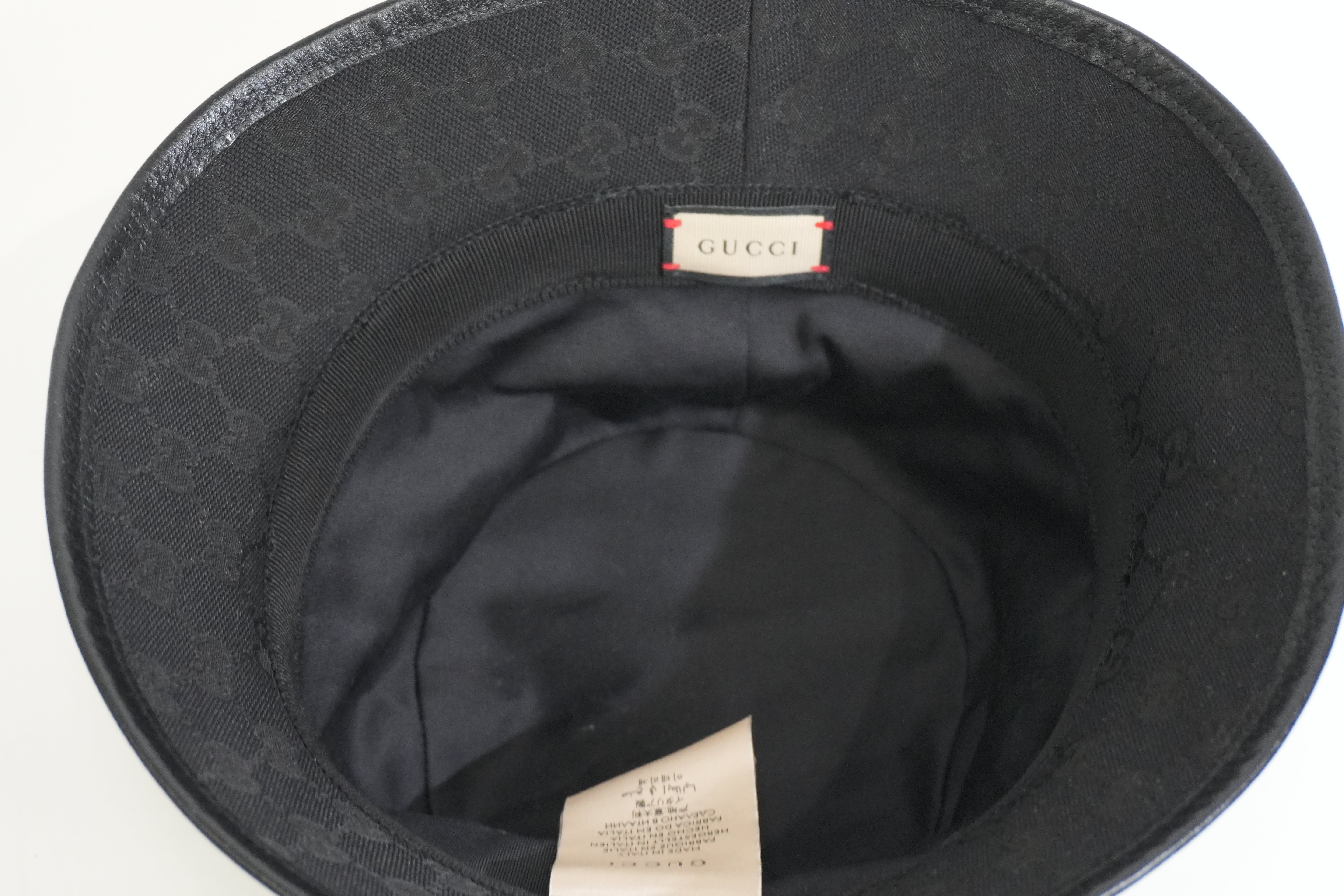 Pre-owned Gucci Bucket Hat Black