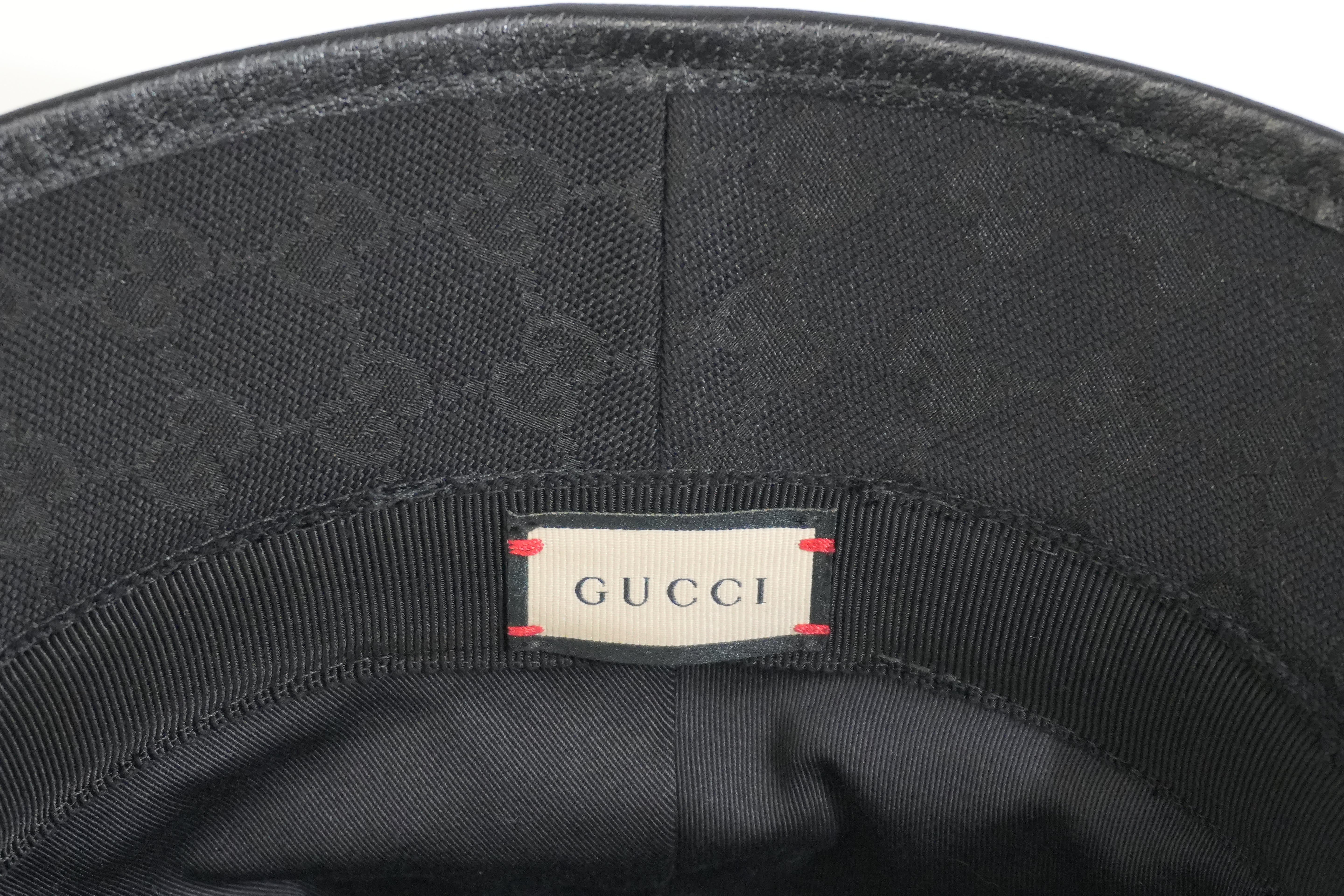 Pre-owned Gucci Bucket Hat Black