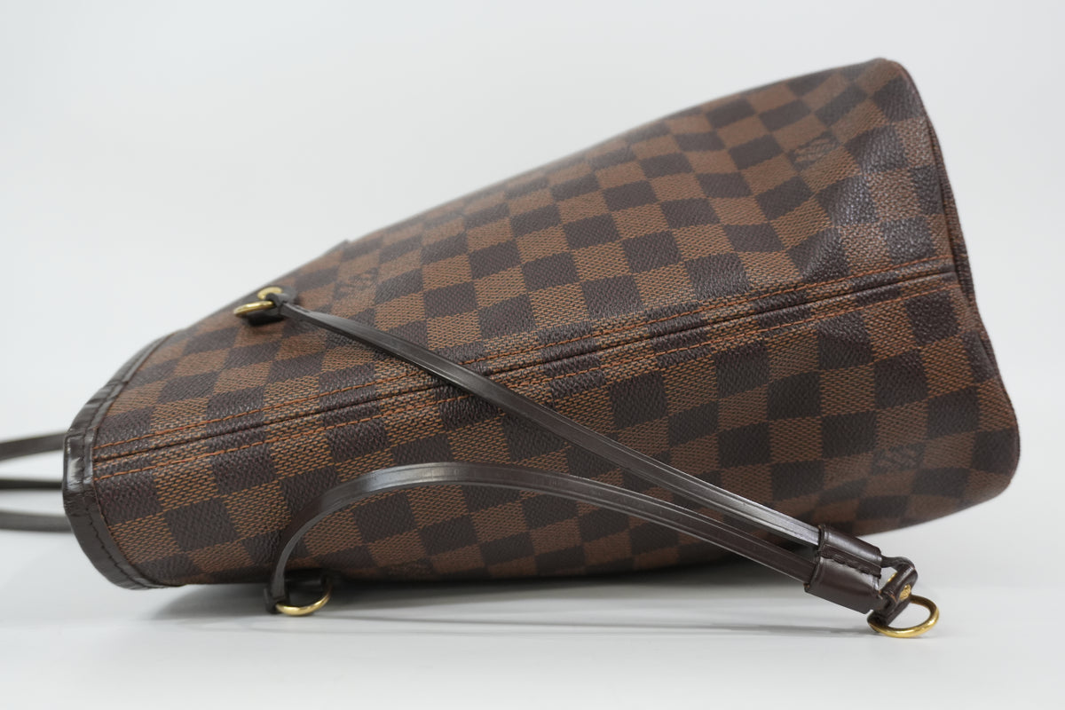Pre-Owned Louis Vuitton Damier Ebene Neverfull MM Tote Bag