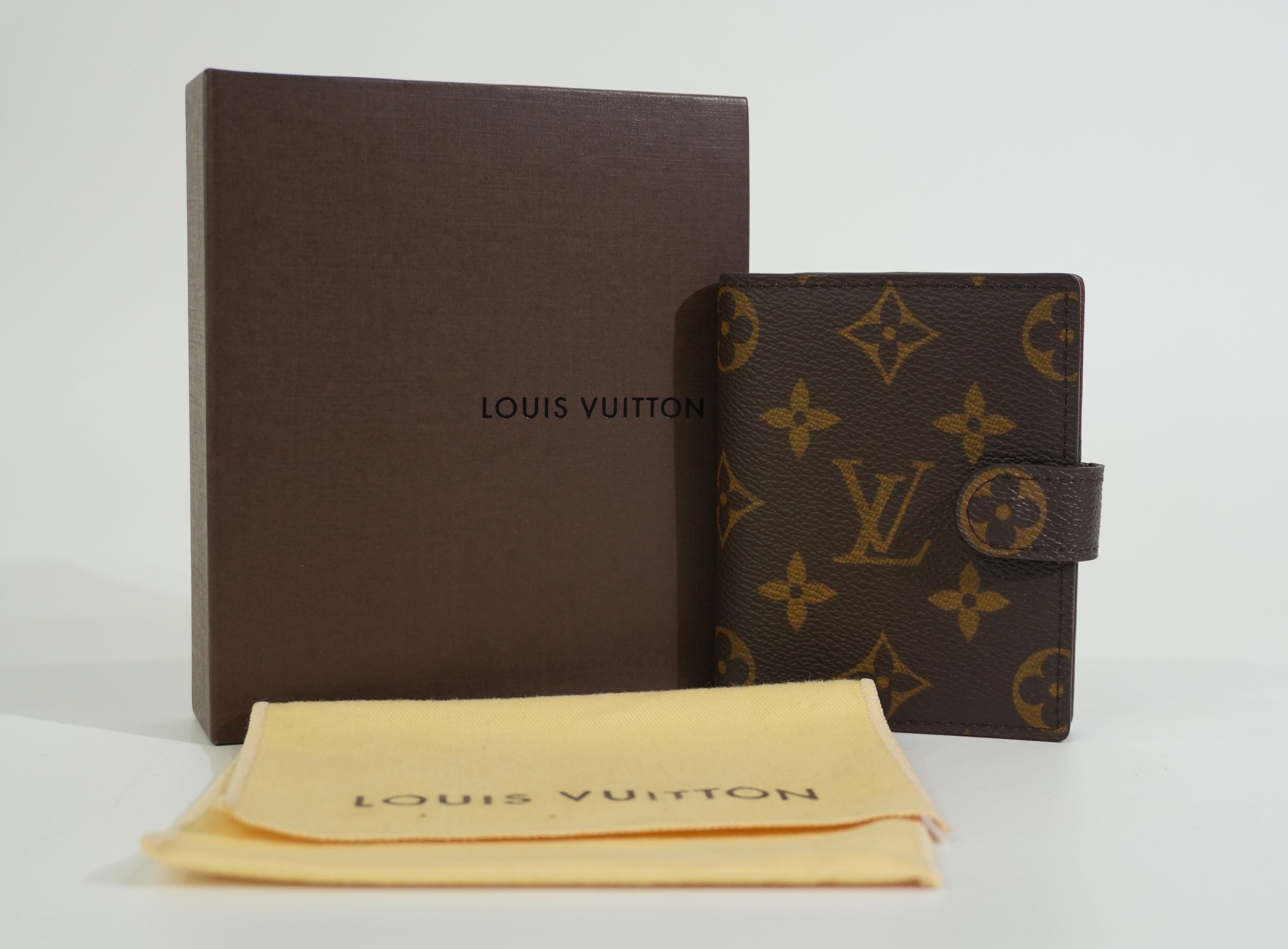 Pre-owned Louis Vuitton Monogram Notebook Cover Agenda Mini