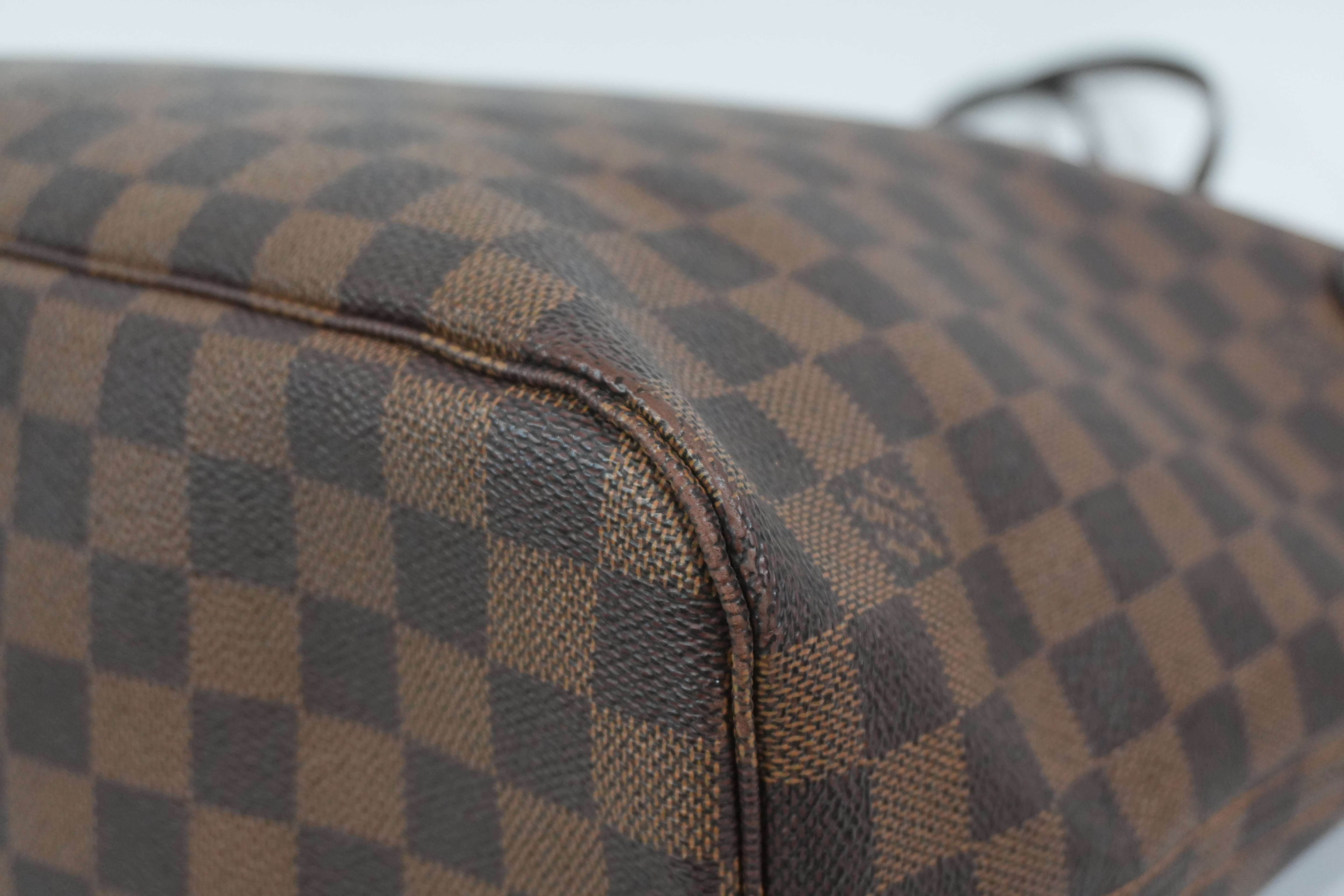 Pre-Owned Louis Vuitton Damier Ebene Neverfull MM Tote Bag