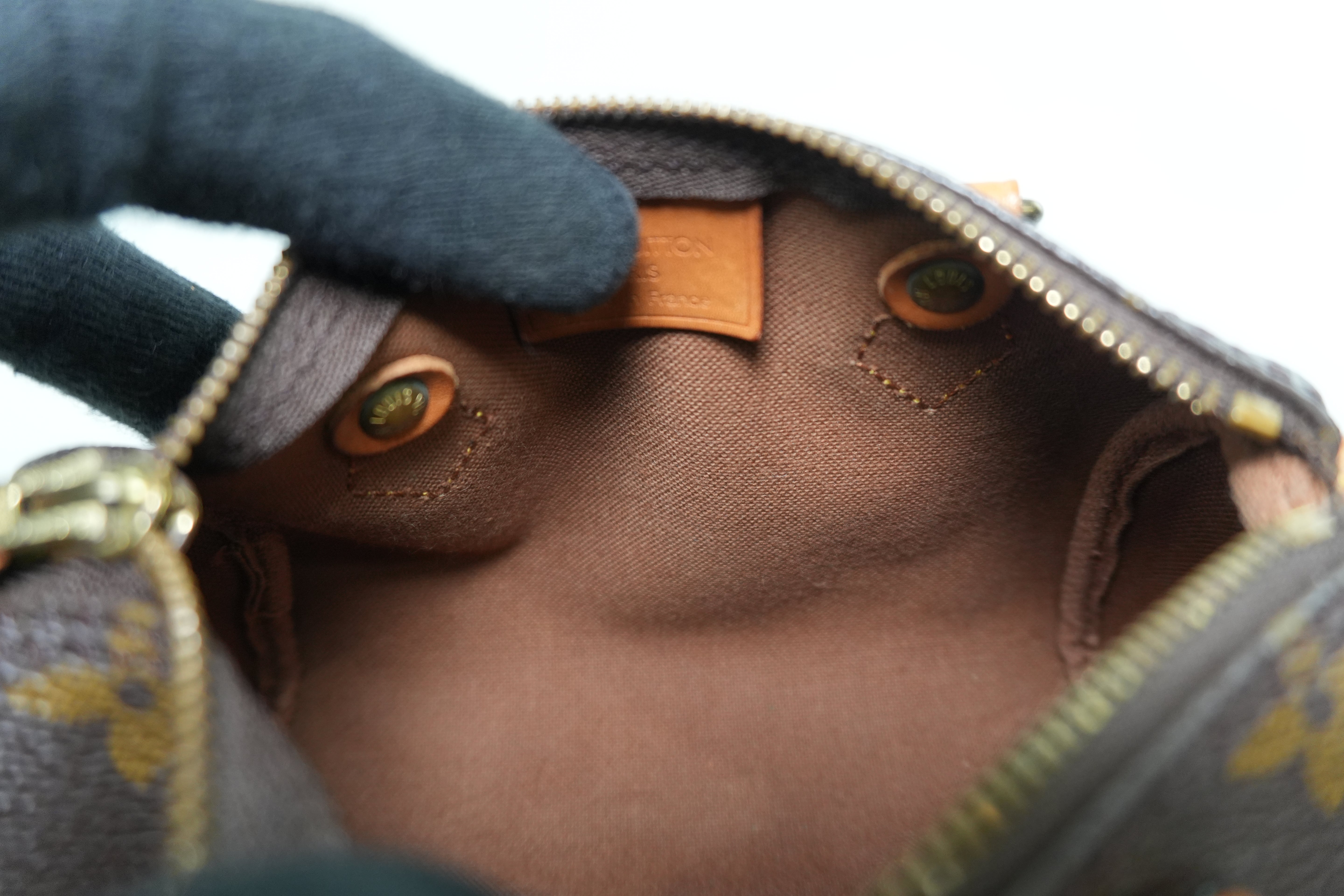 Louis Vuitton Monogram Mini Speedy Handbag Used