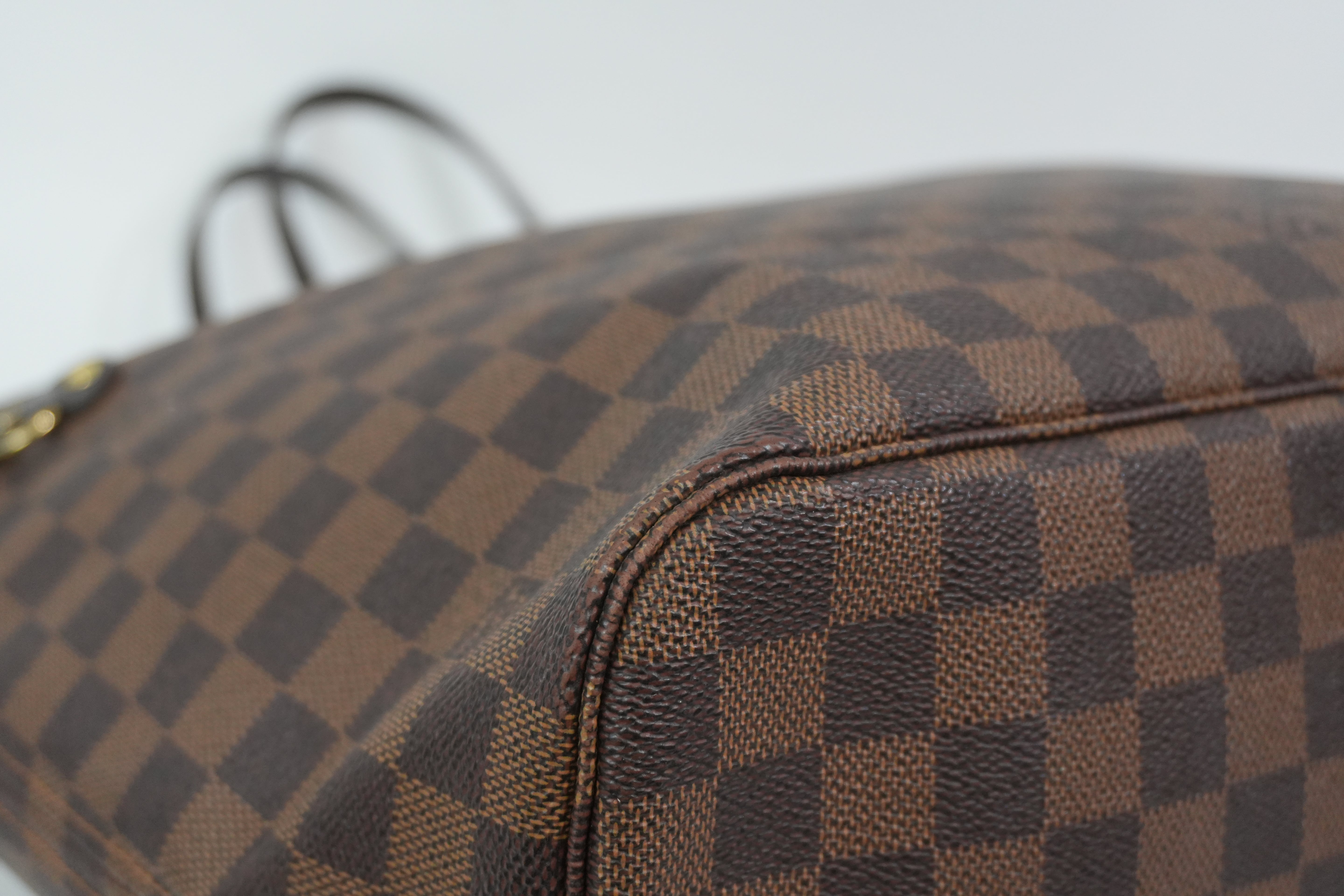 Pre-Owned Louis Vuitton Damier Ebene Neverfull MM Tote Bag