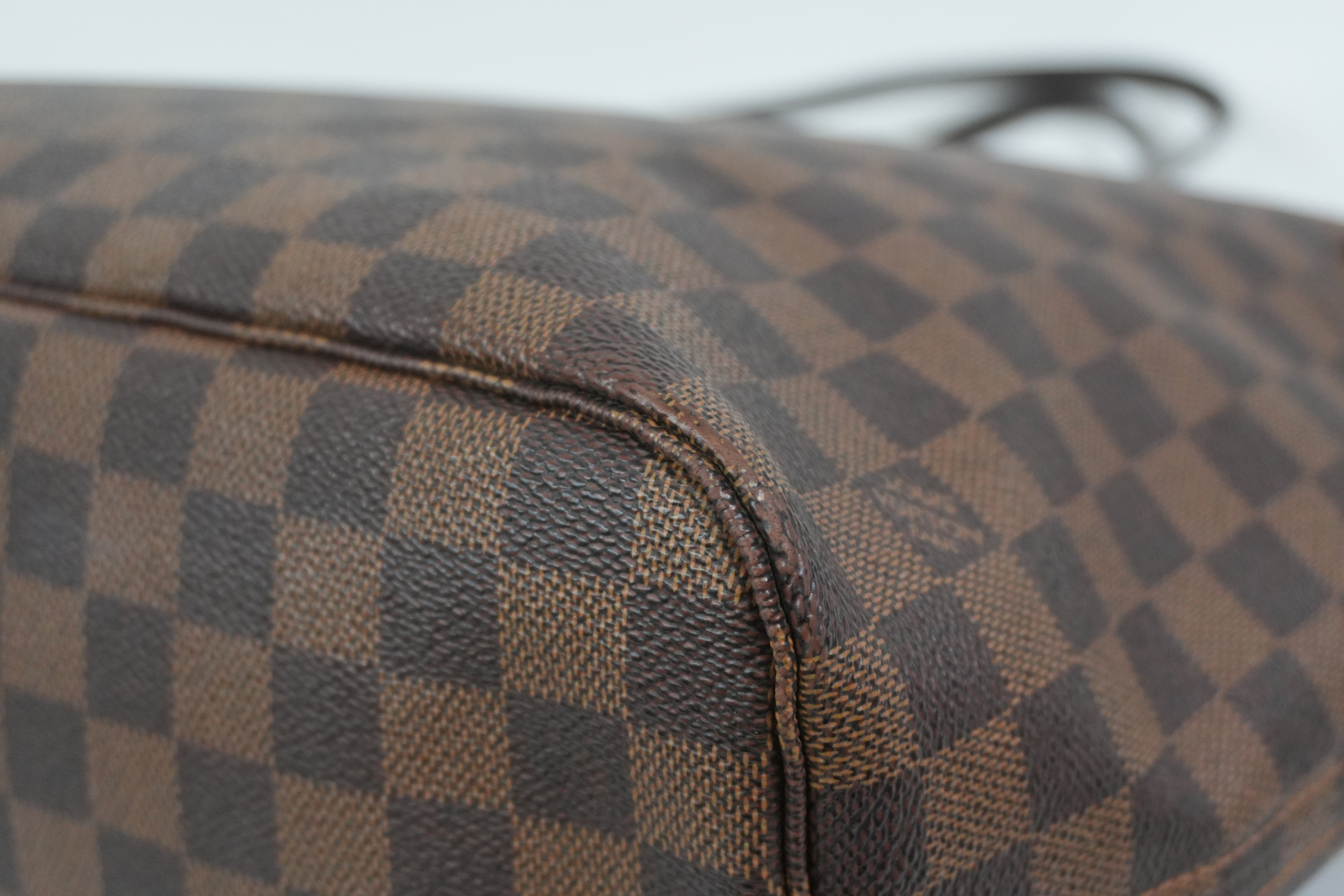 Pre-Owned Louis Vuitton Damier Ebene Neverfull MM Tote Bag