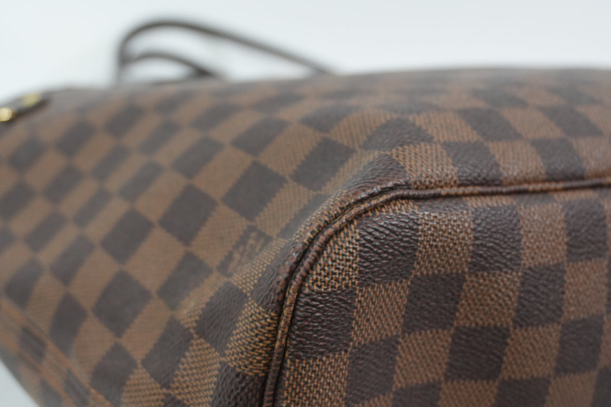 Pre-Owned Louis Vuitton Damier Ebene Neverfull MM Tote Bag