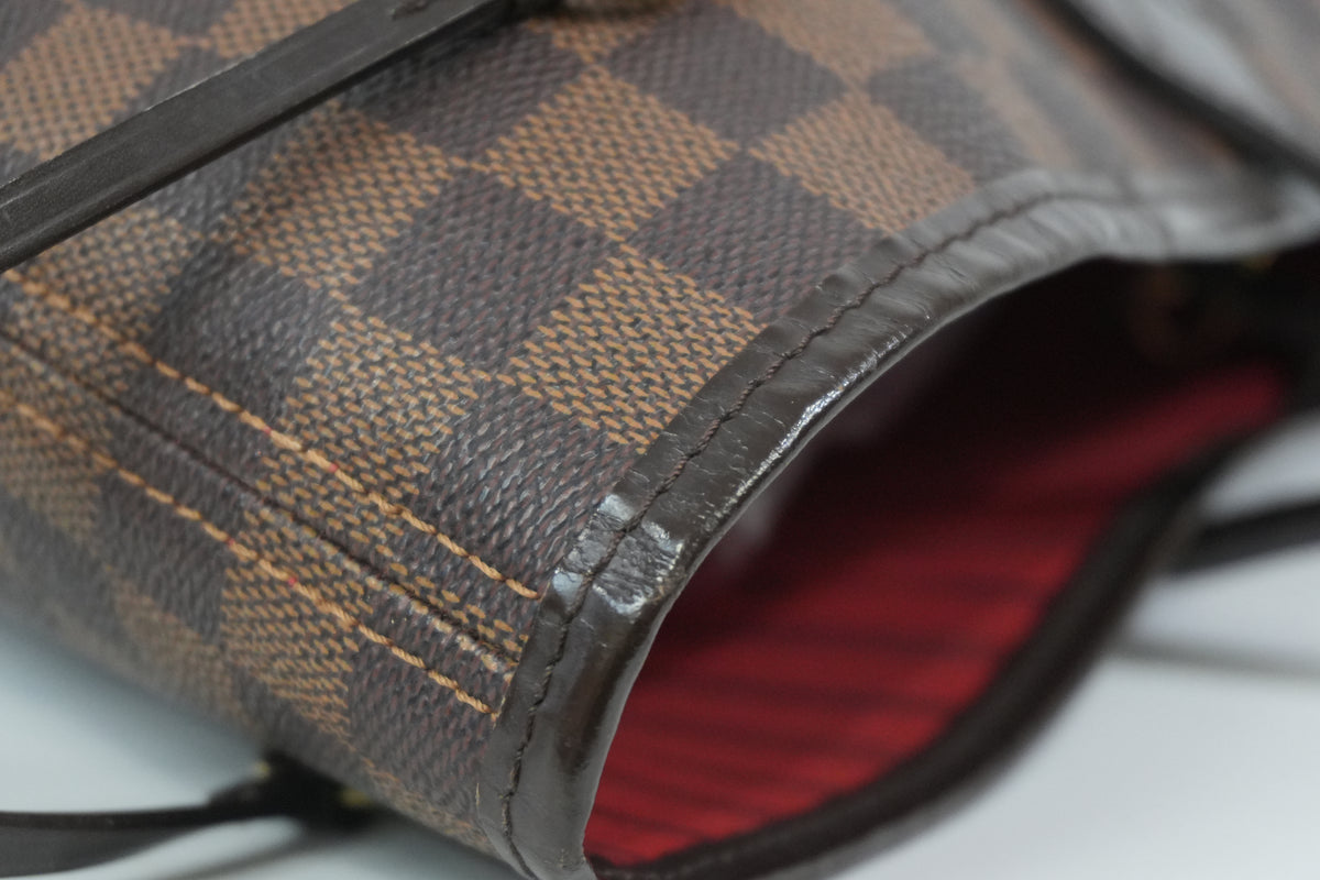 Pre-Owned Louis Vuitton Damier Ebene Neverfull MM Tote Bag