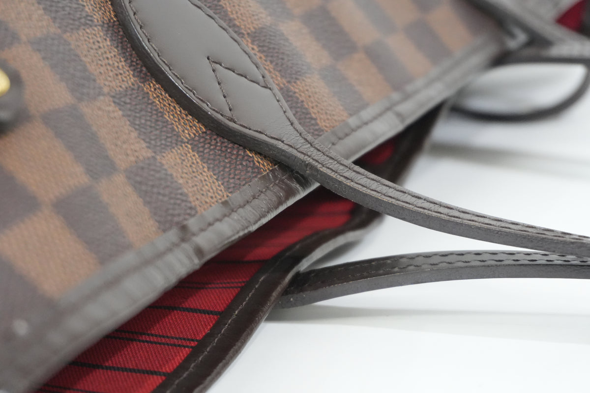Pre-Owned Louis Vuitton Damier Ebene Neverfull MM Tote Bag