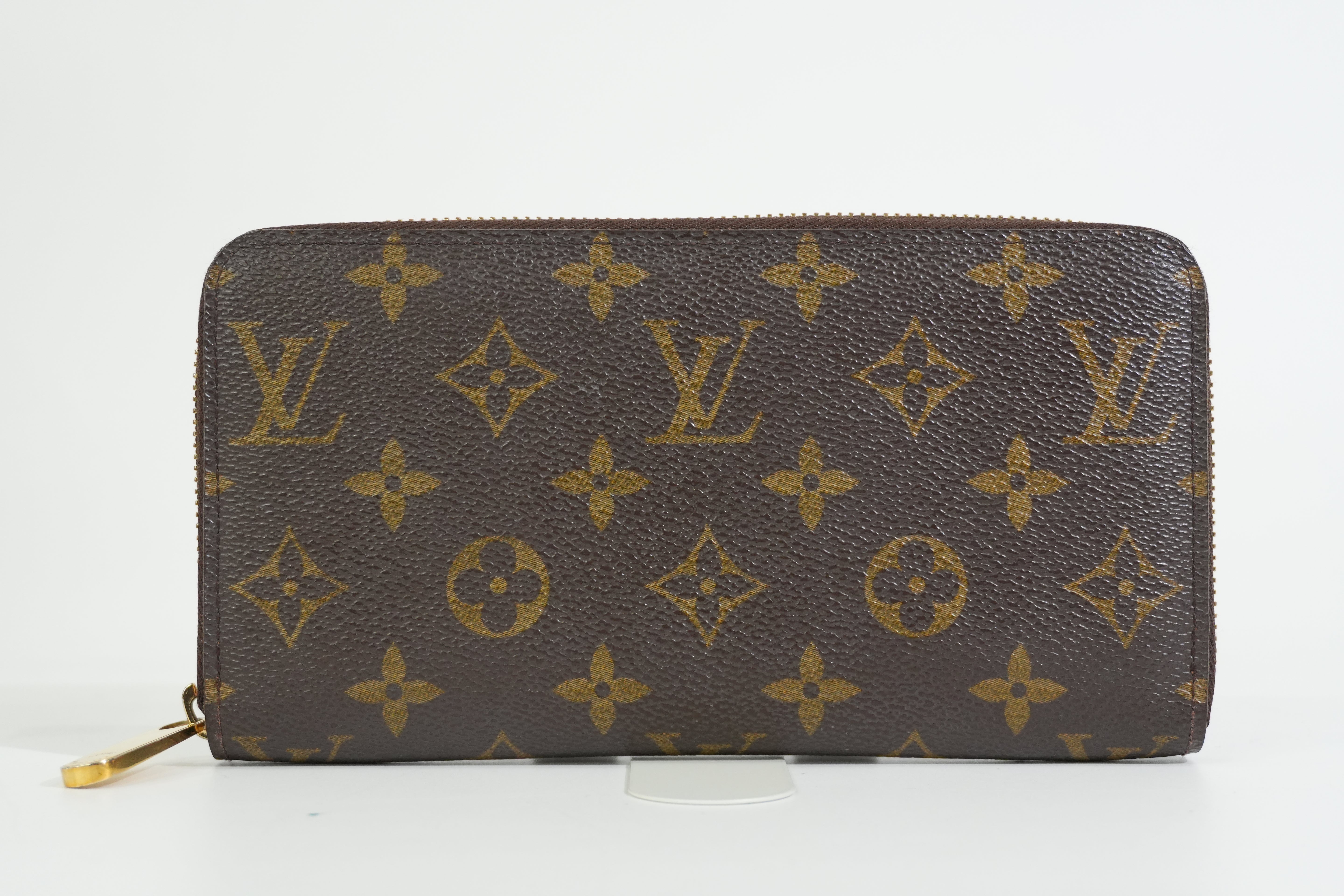 Pre-owned Louis Vuitton Monogram Zippy Long Wallet