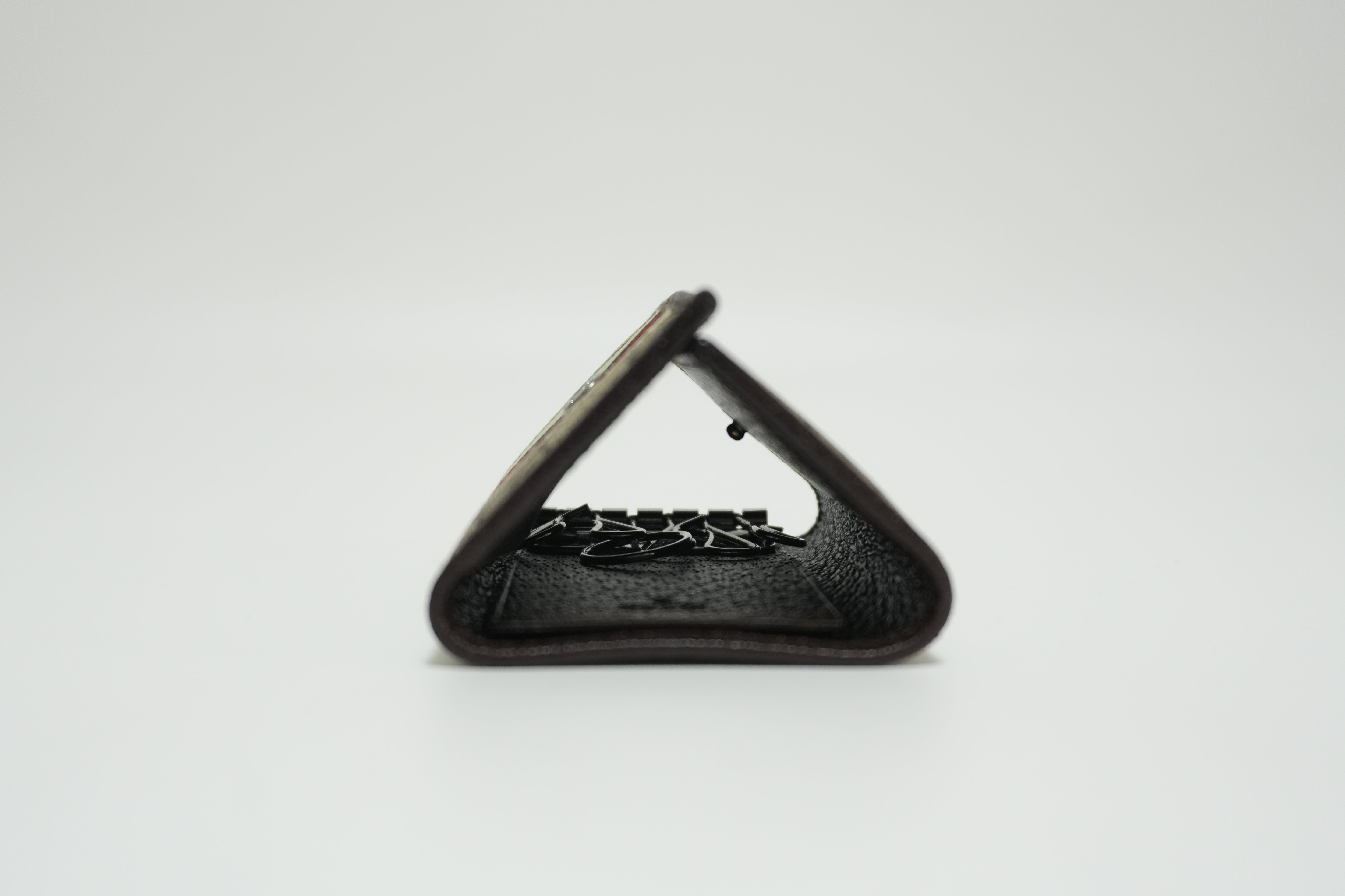 Pre-Owned Prada Nylon Two-Way Suitcase Black