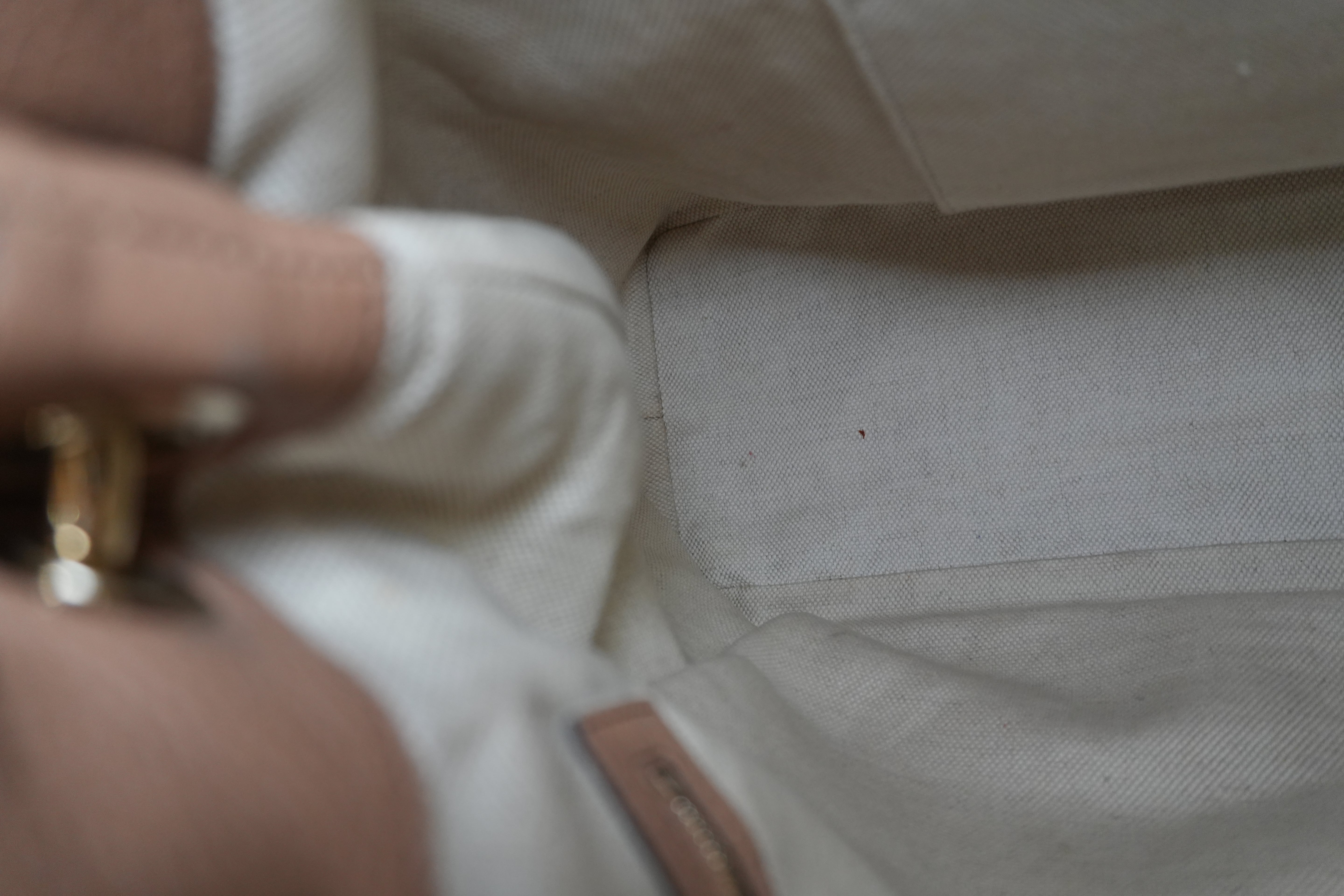 Gucci Soho Interlocking Two Way Shoulder Bag Beige Used