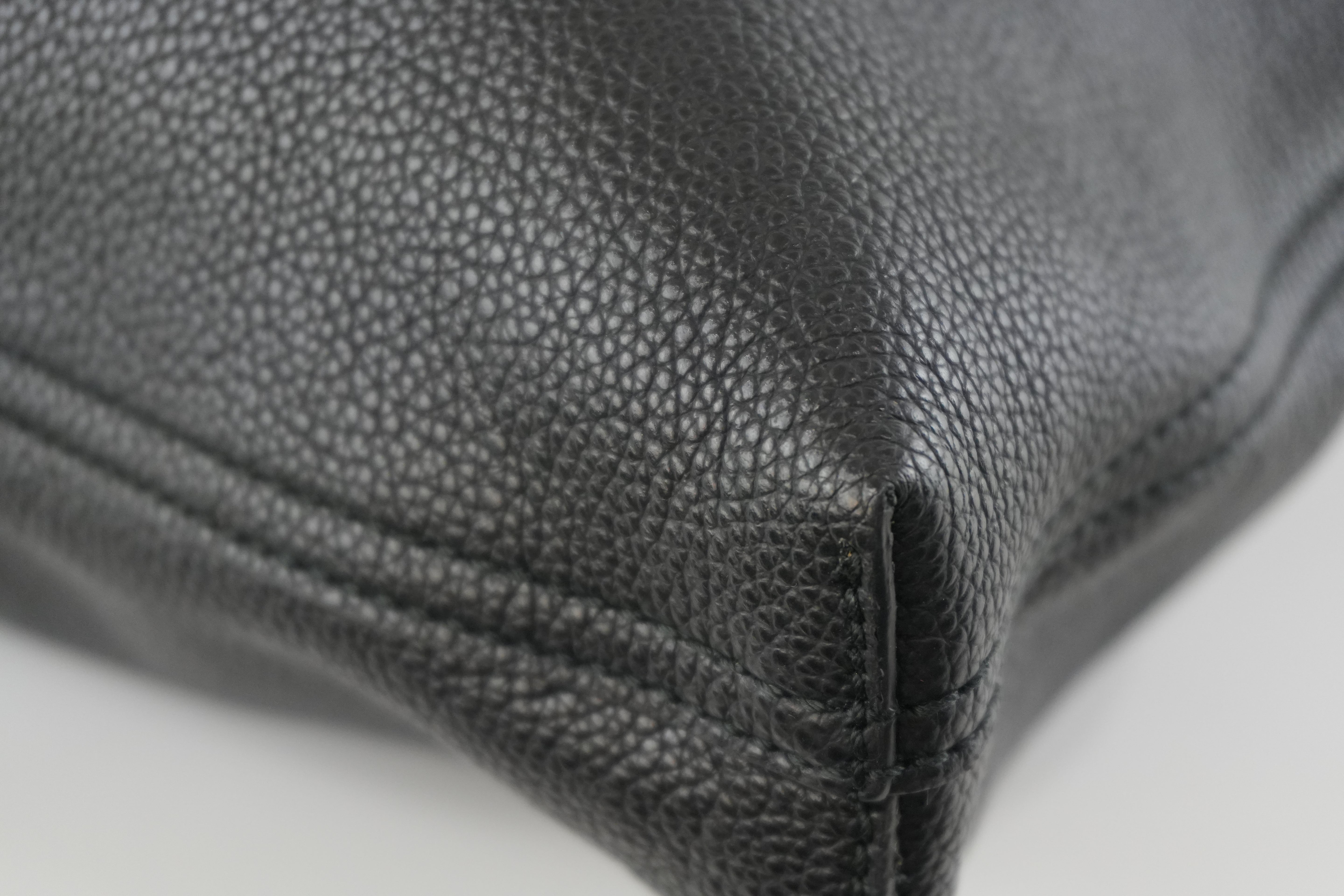 Pre-owned Gucci Canvas Tote Bag Black