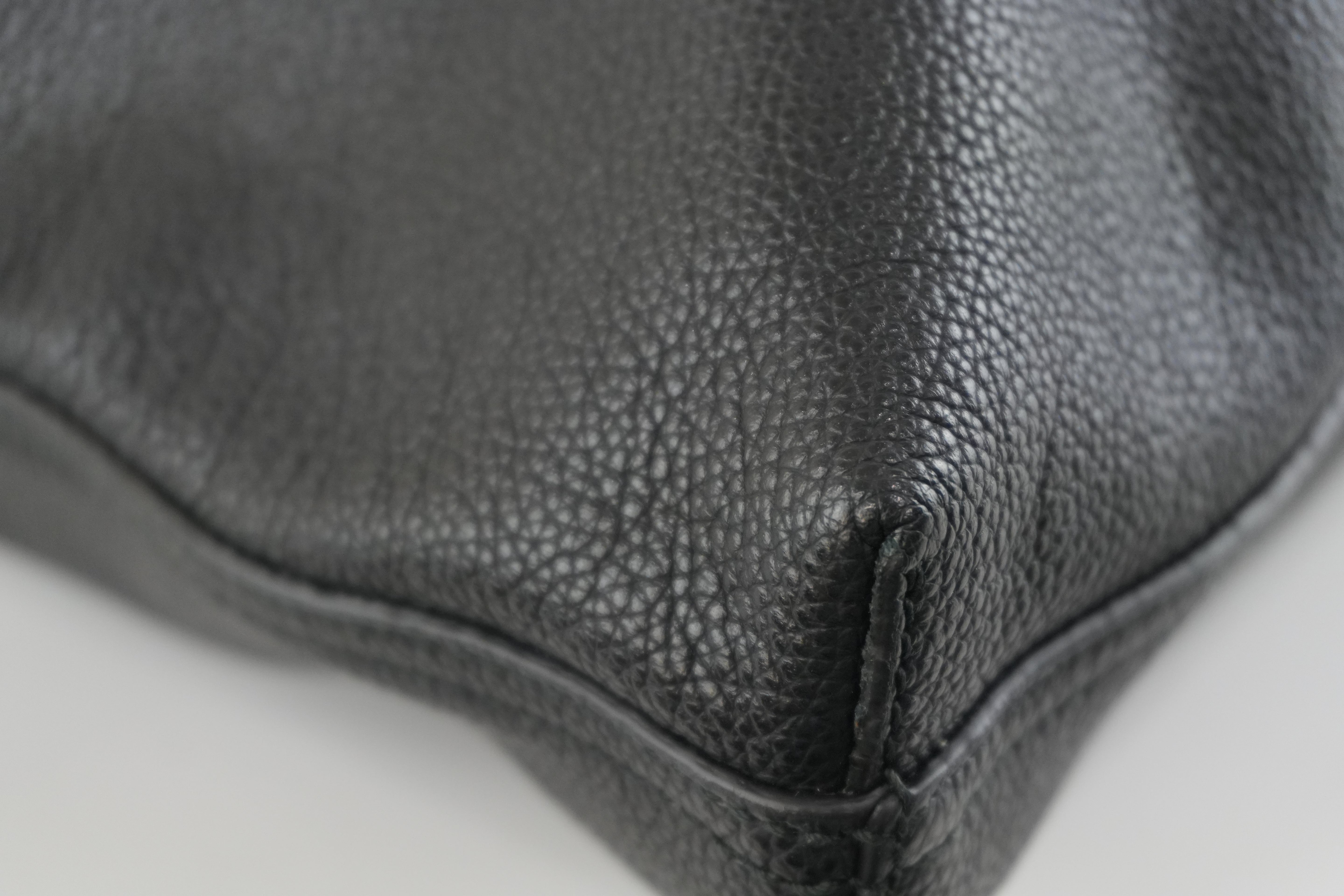 Pre-owned Gucci Canvas Tote Bag Black