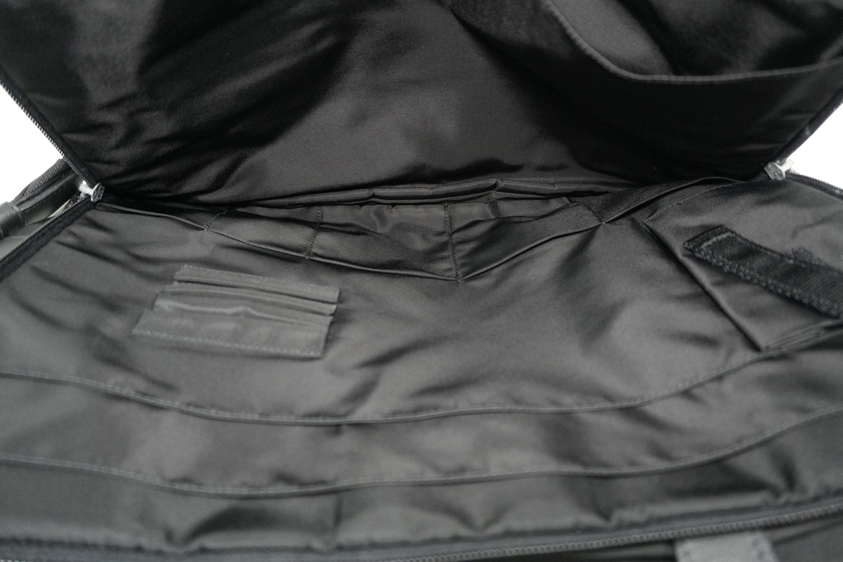 Pre-Owned Prada Nylon Two-Way Suitcase Black