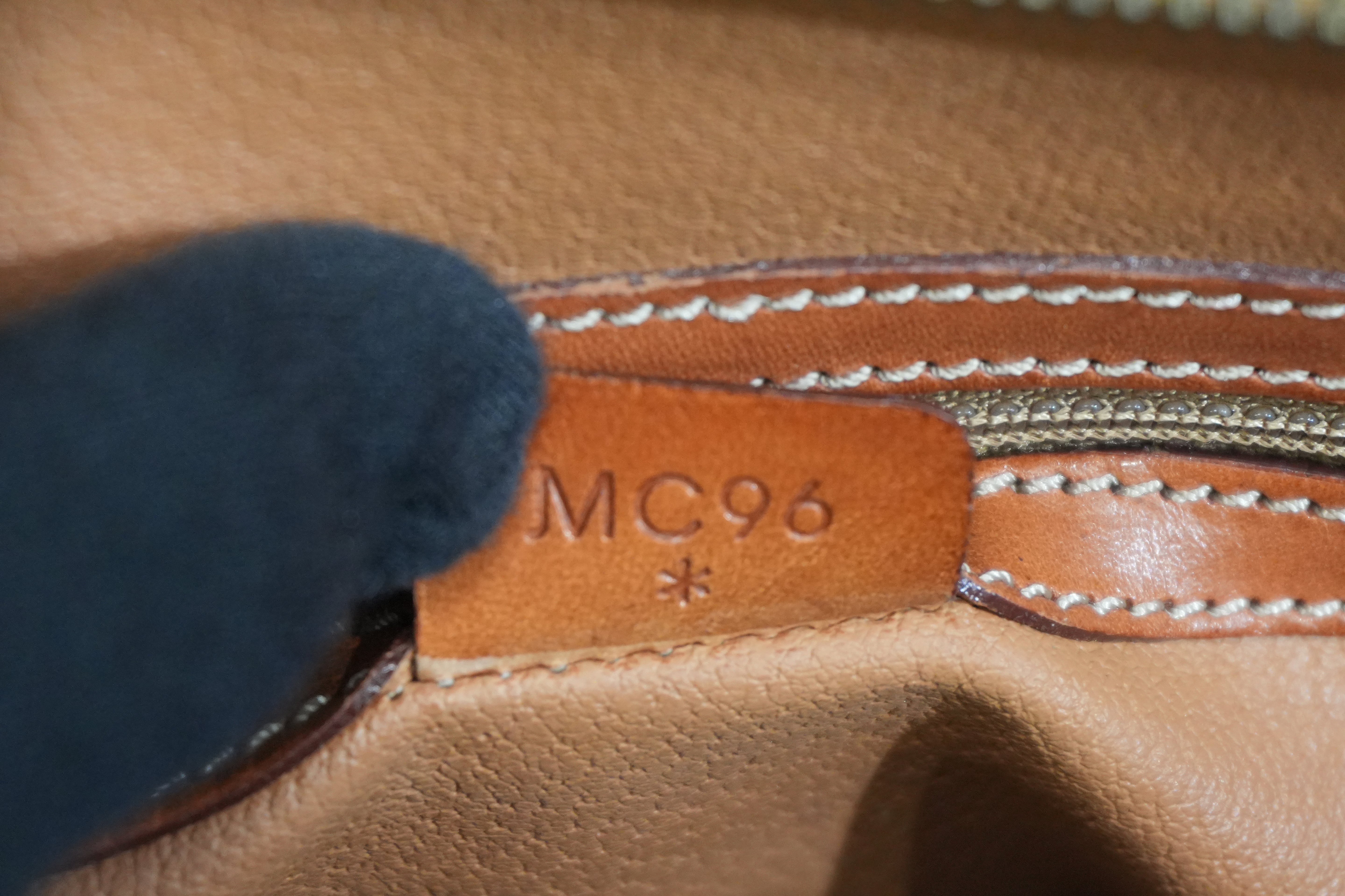 Pre-owned Celine Macadam Top handle Handbag Brown